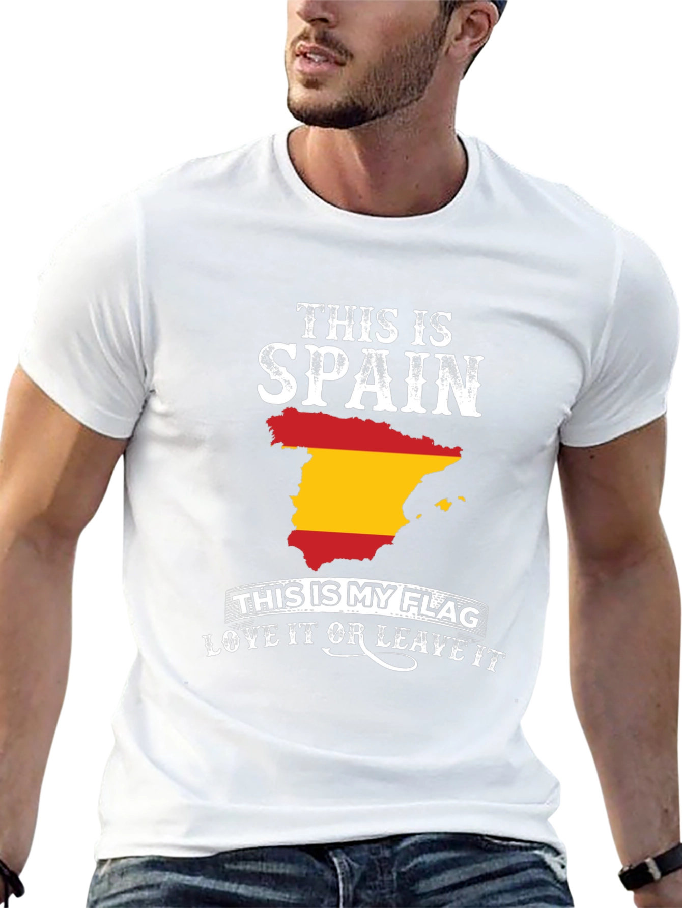This is Spain Flag Graphic T-Shirt