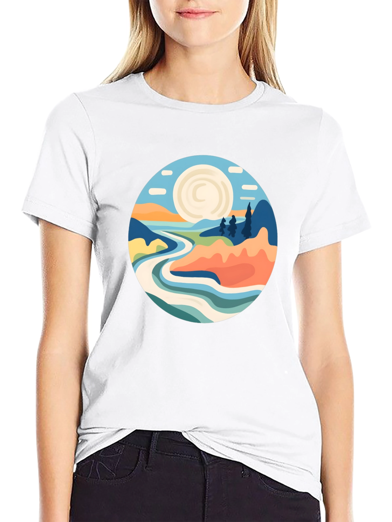 Nature Landscape Graphic T-Shirt