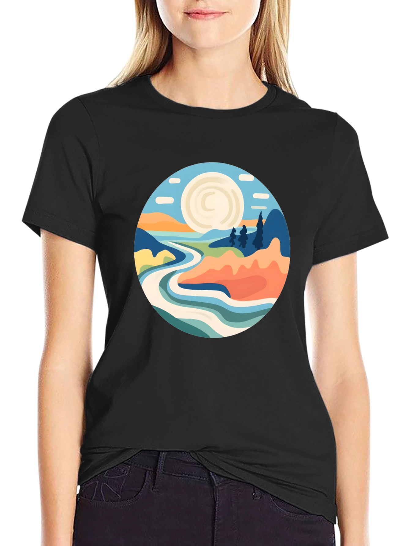 Nature Landscape Graphic T-Shirt