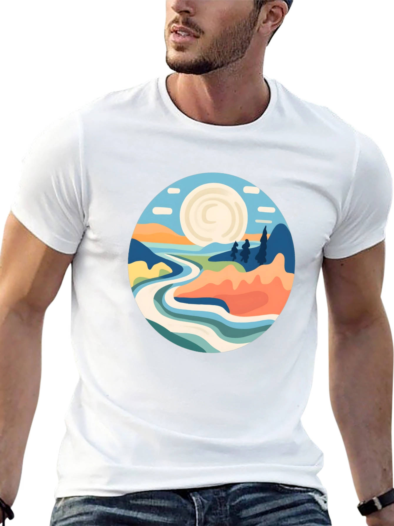 Nature Landscape Graphic T-Shirt