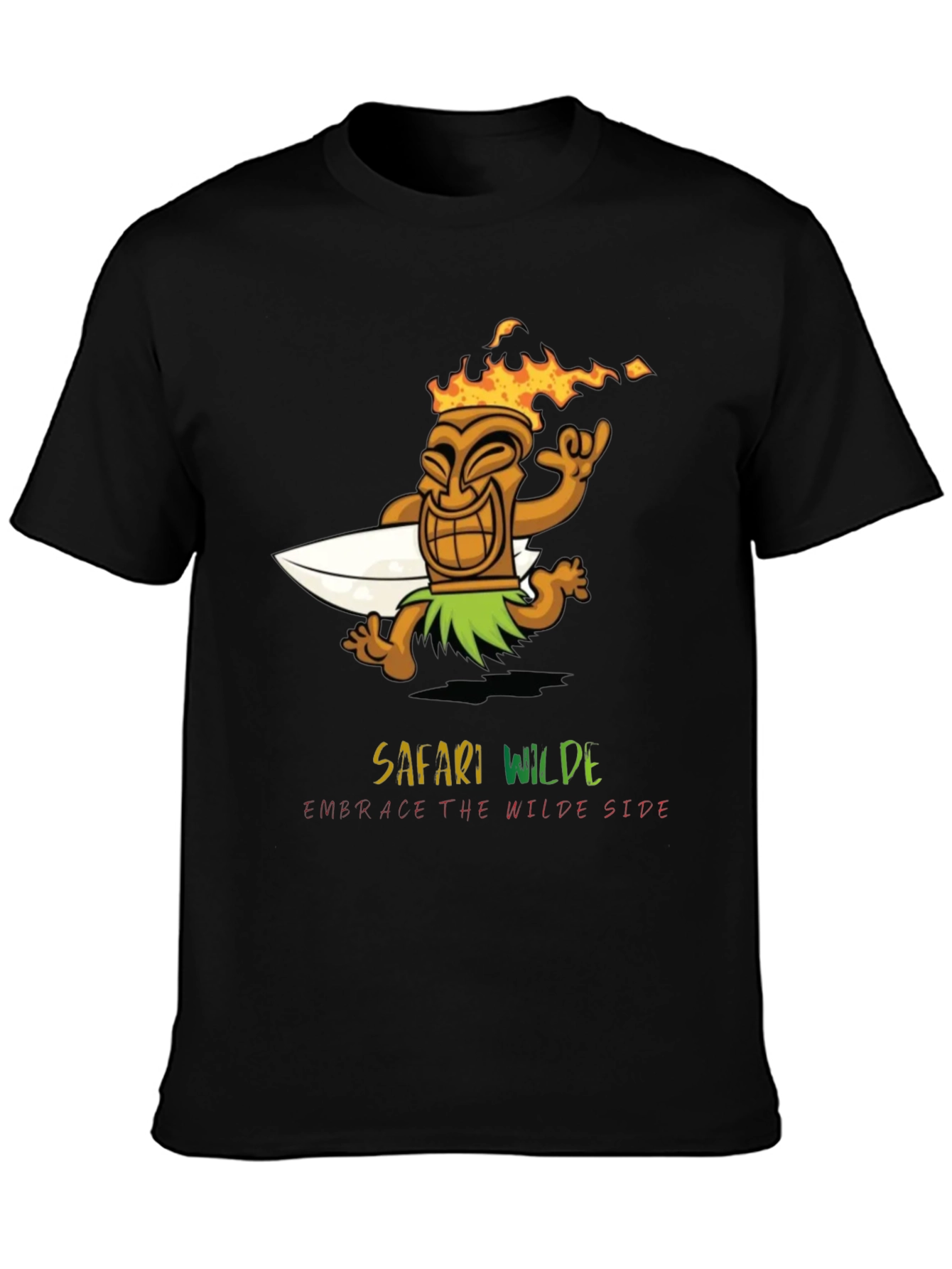 Safari Wilde Black Graphic Tee