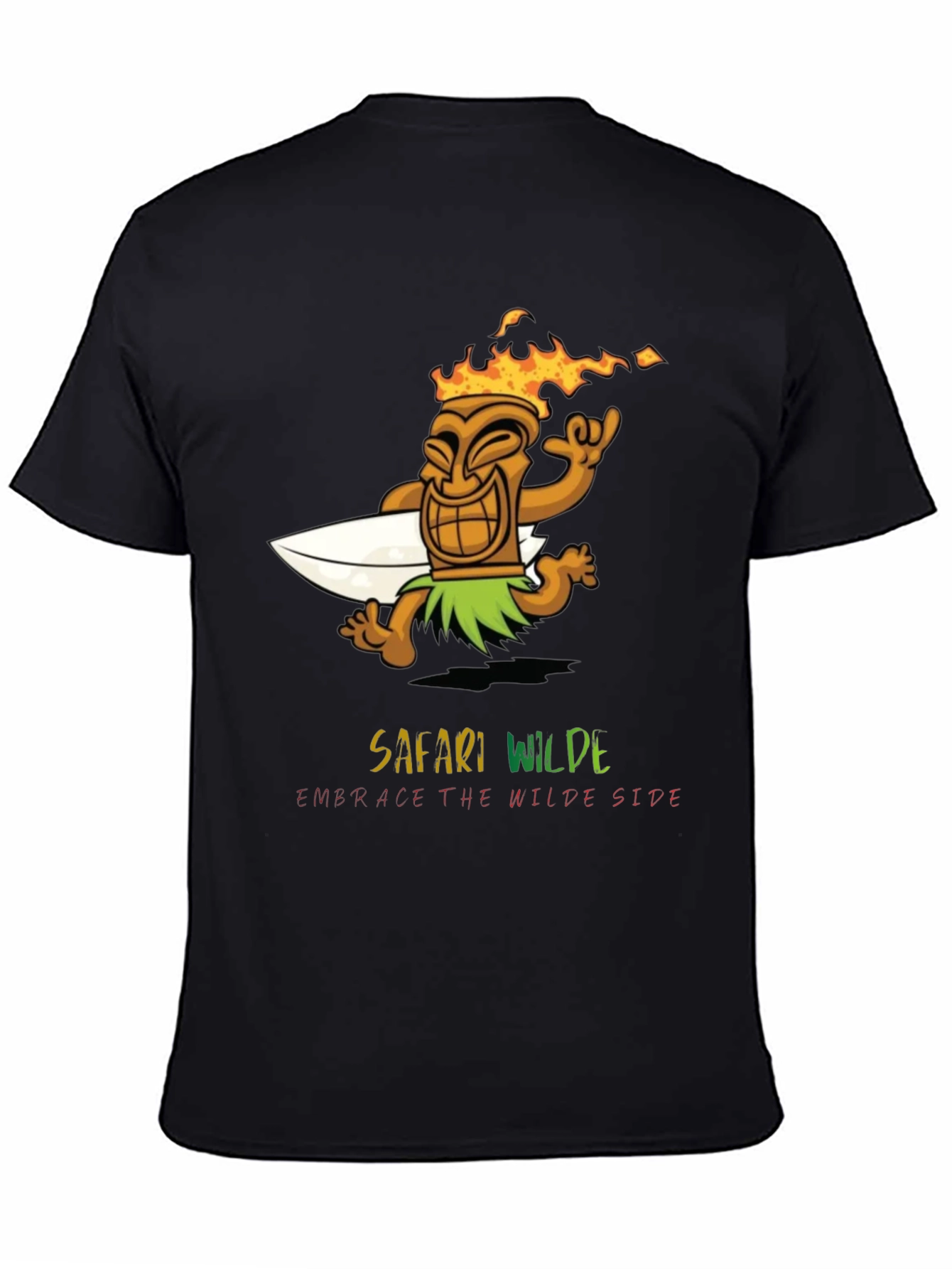 Safari Wilde Black Graphic Tee