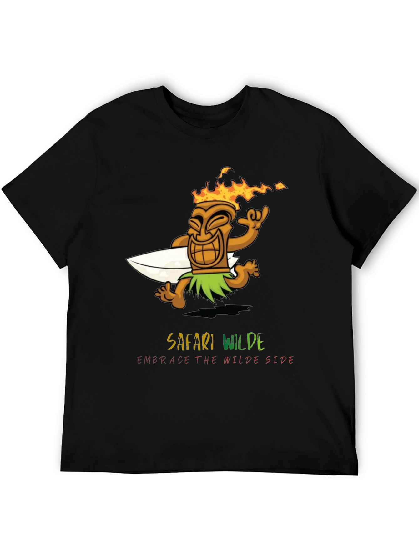 Safari Wilde Black Graphic Tee