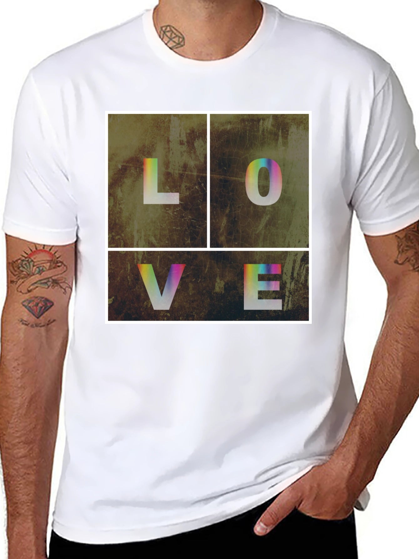 Love Graphic Tee - Unisex Crew Neck