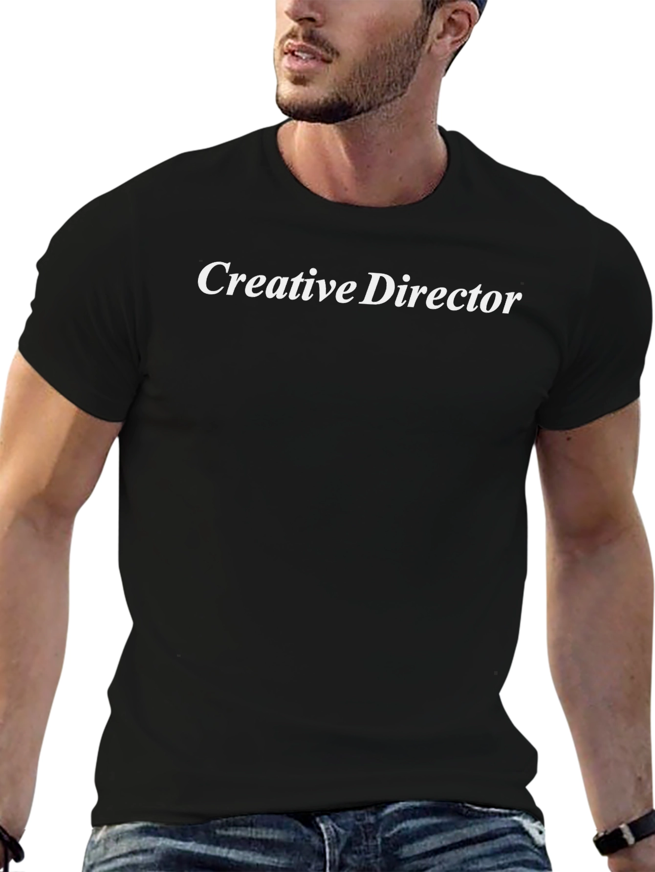 Creative Director Black T-Shirt - Stylish & Professional
