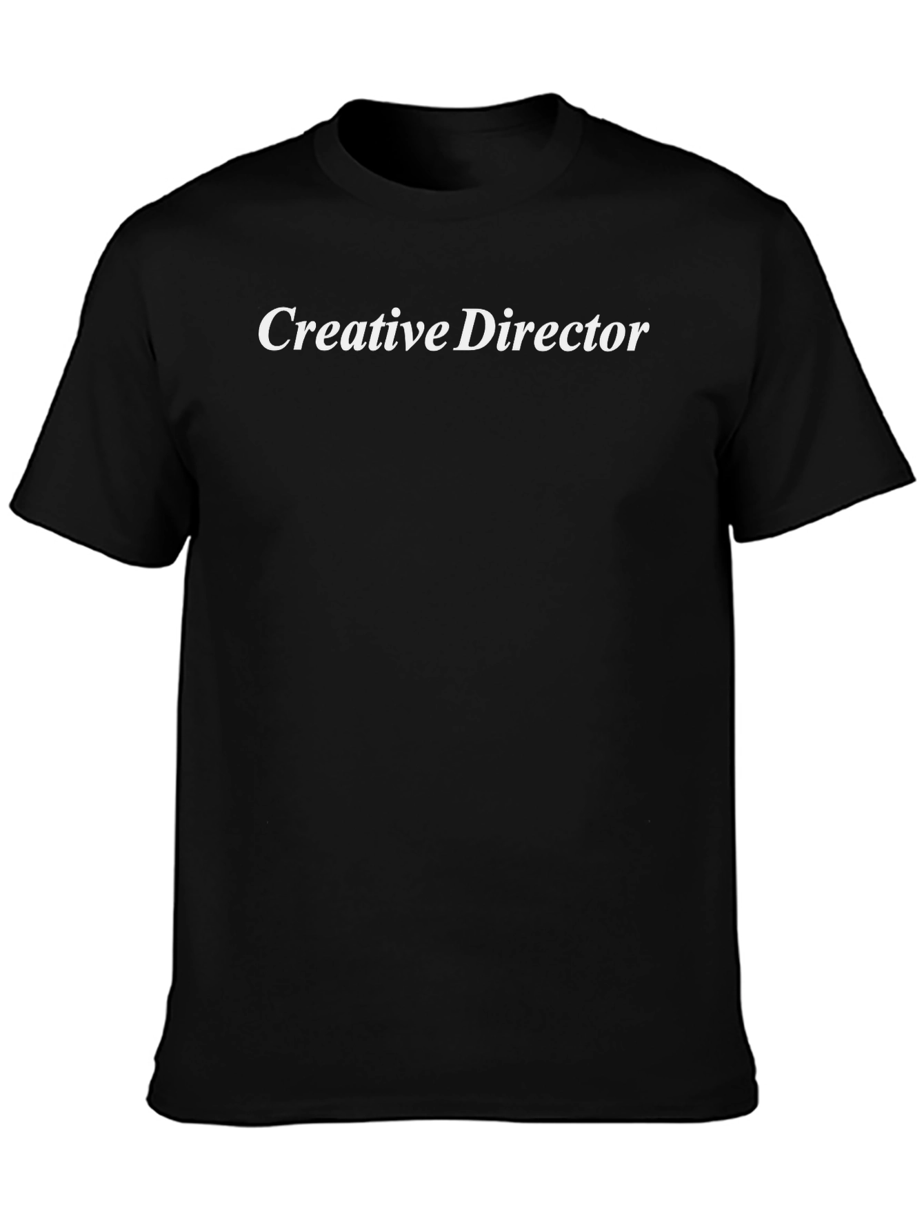 Creative Director Black T-Shirt - Stylish & Professional