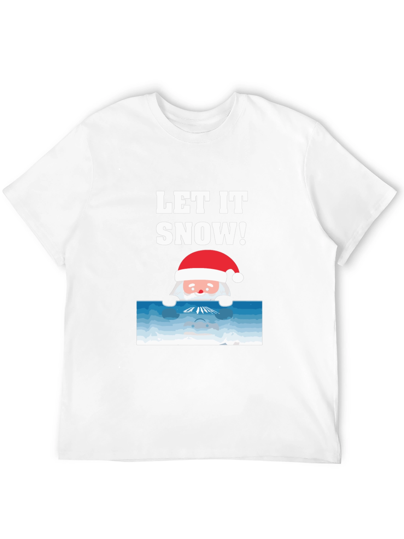 Let It Snow Santa Graphic Tee