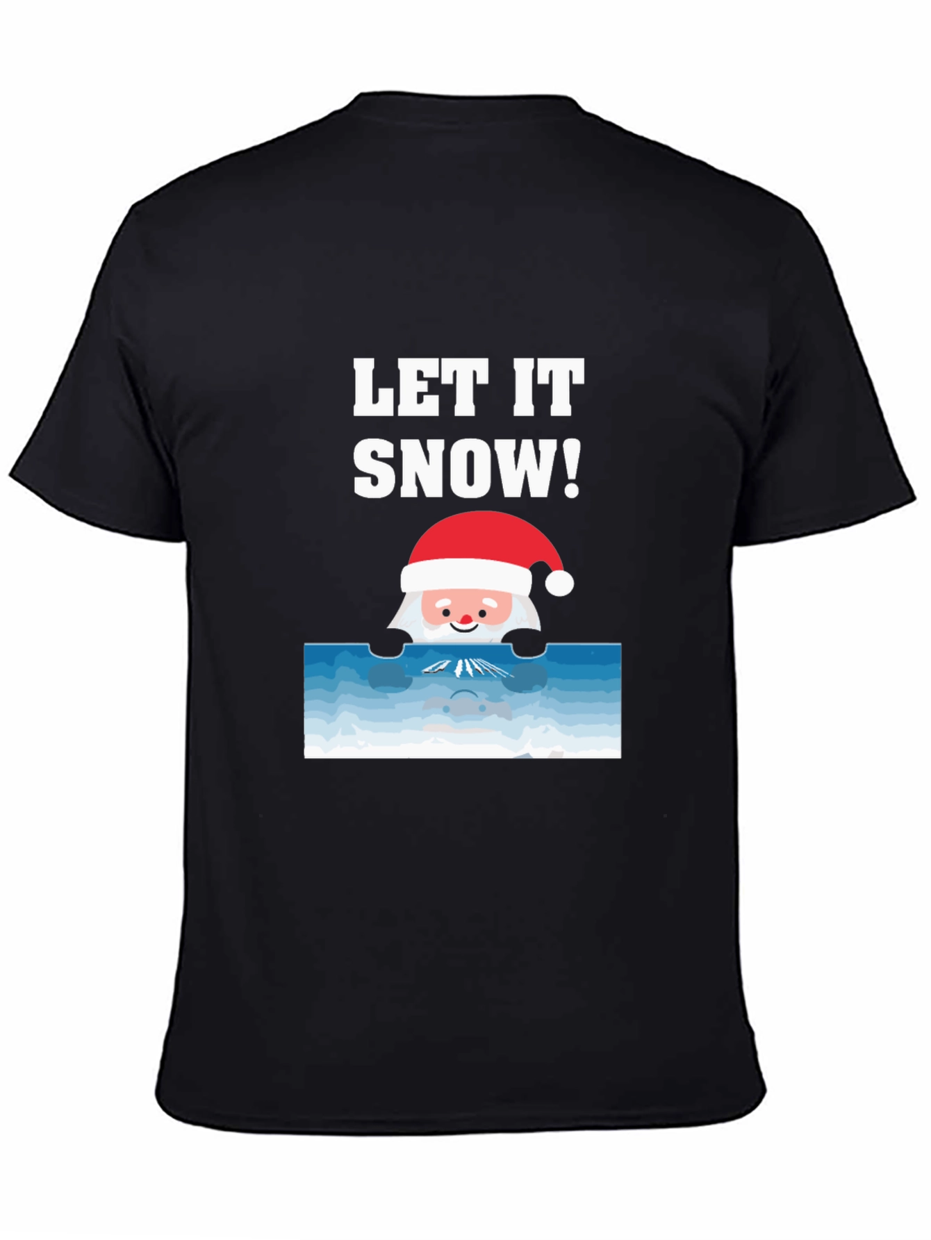 Let It Snow Santa Graphic Tee
