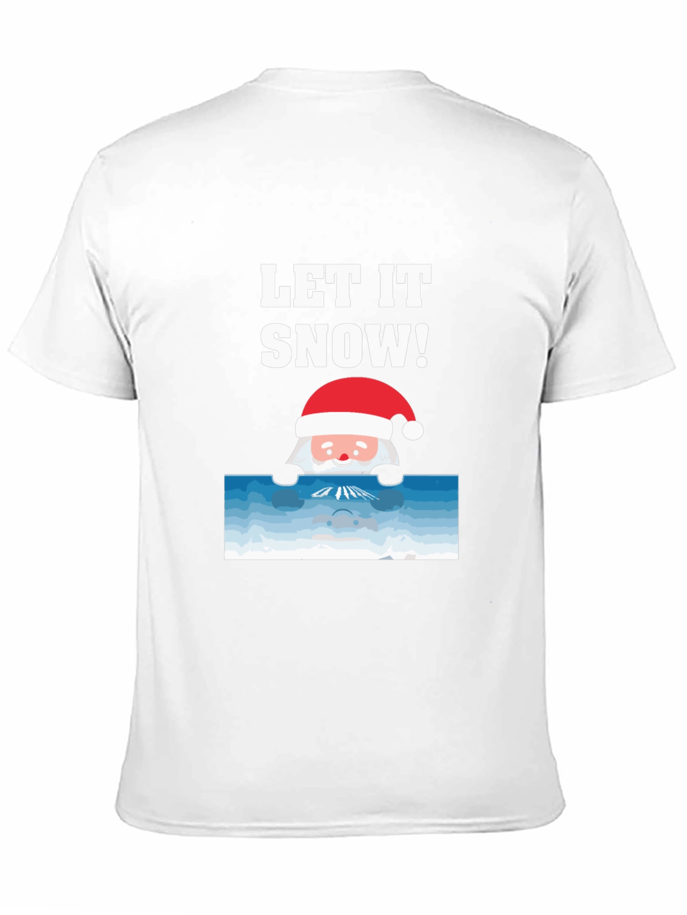 Let It Snow Santa Graphic Tee