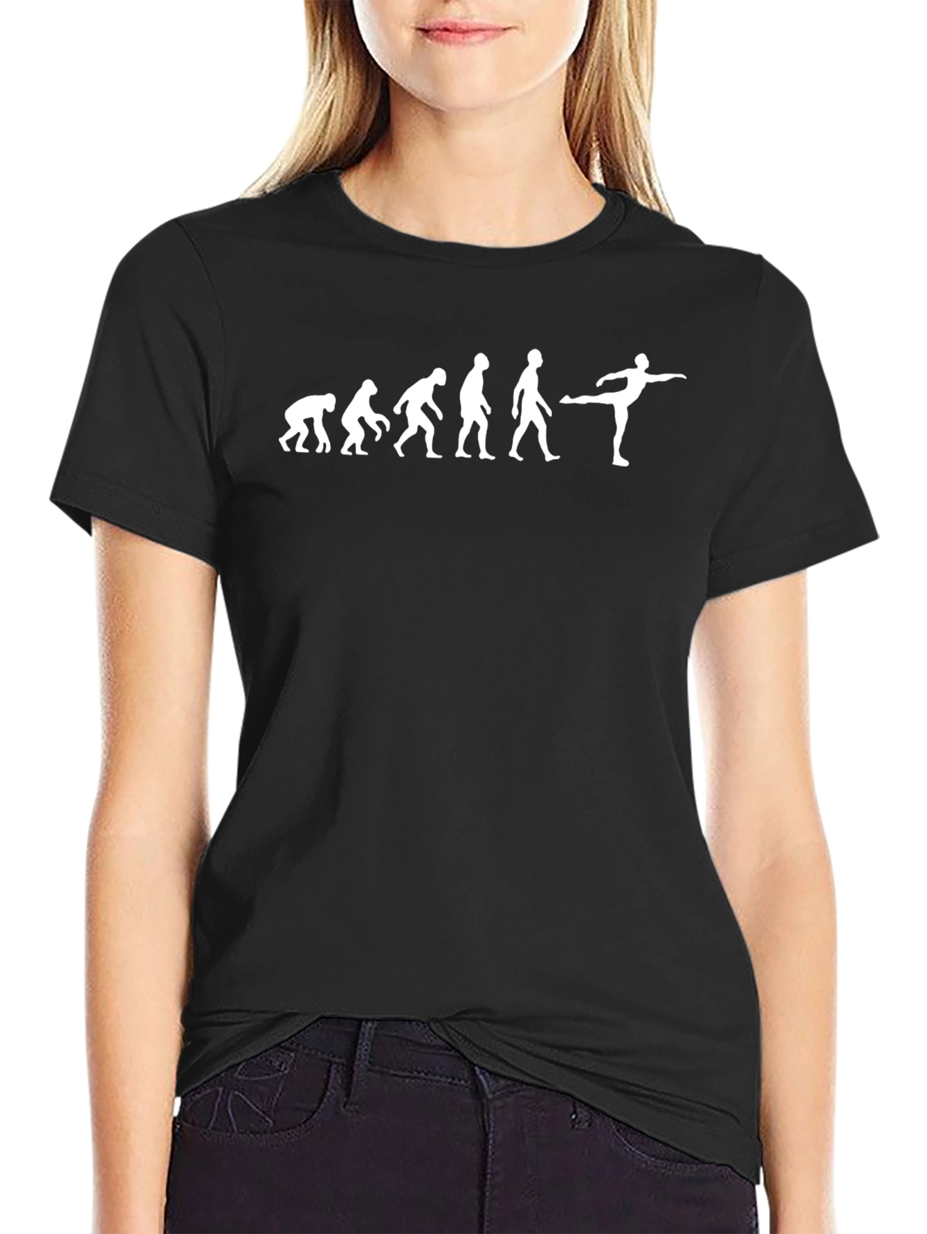 Evolution of Ballet Black T-Shirt