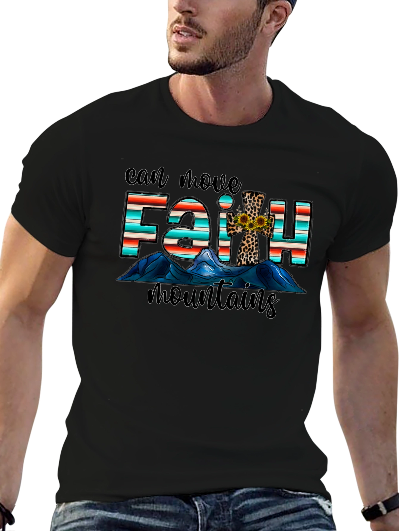 Faith Can Move Mountains Graphic T-Shirt