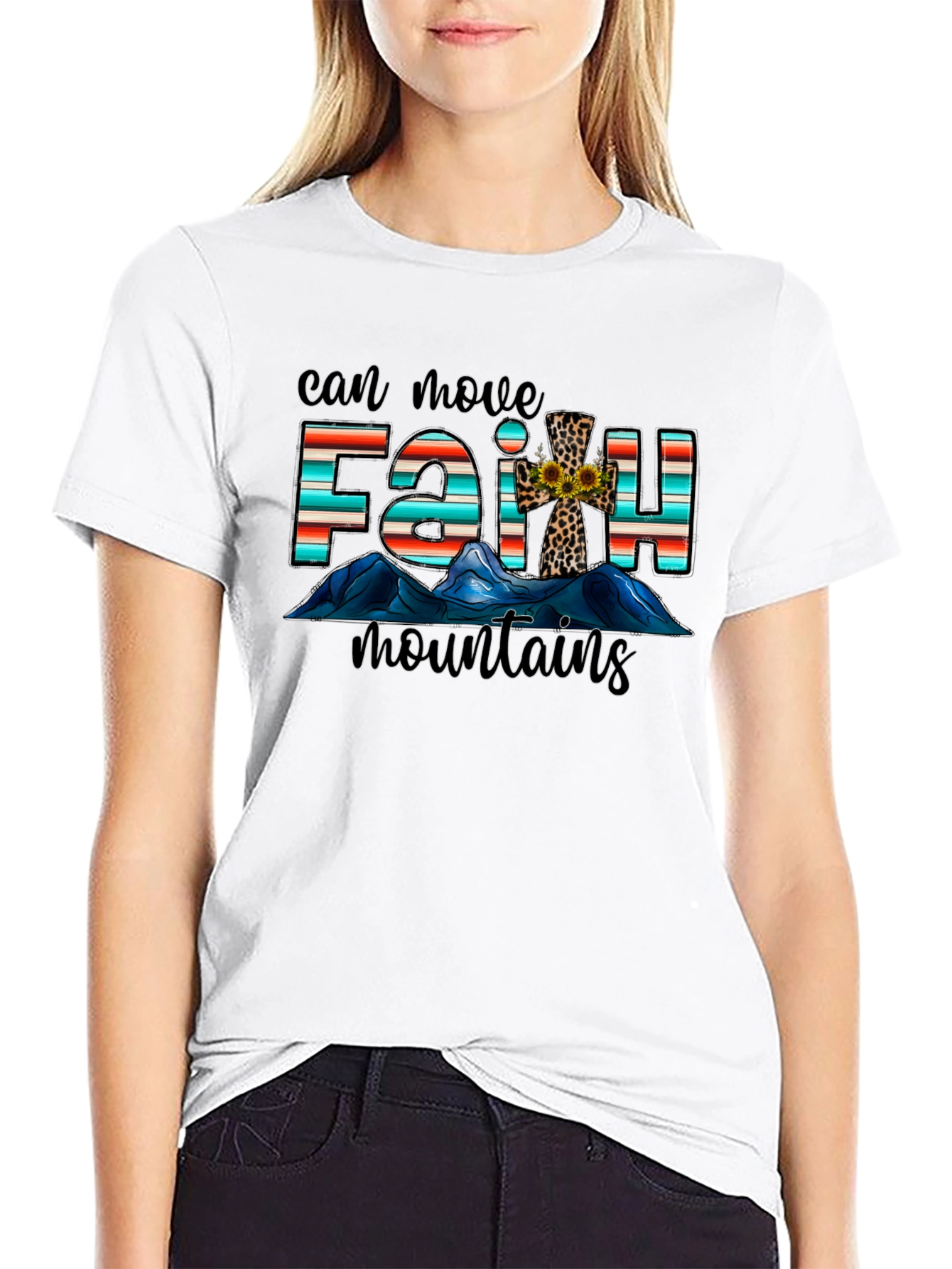 Faith Can Move Mountains Graphic T-Shirt