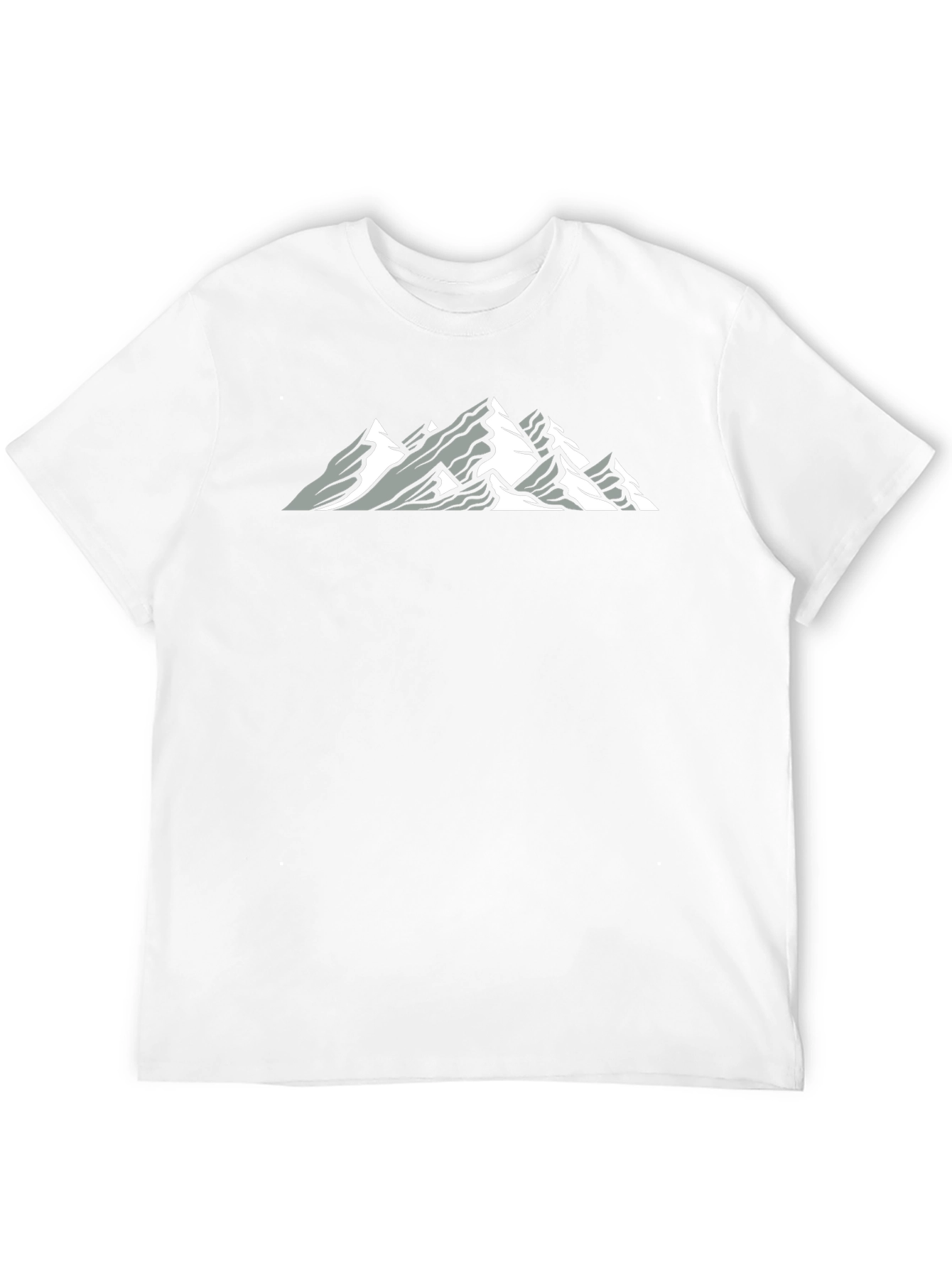 Mountain Peak Graphic Black Tee