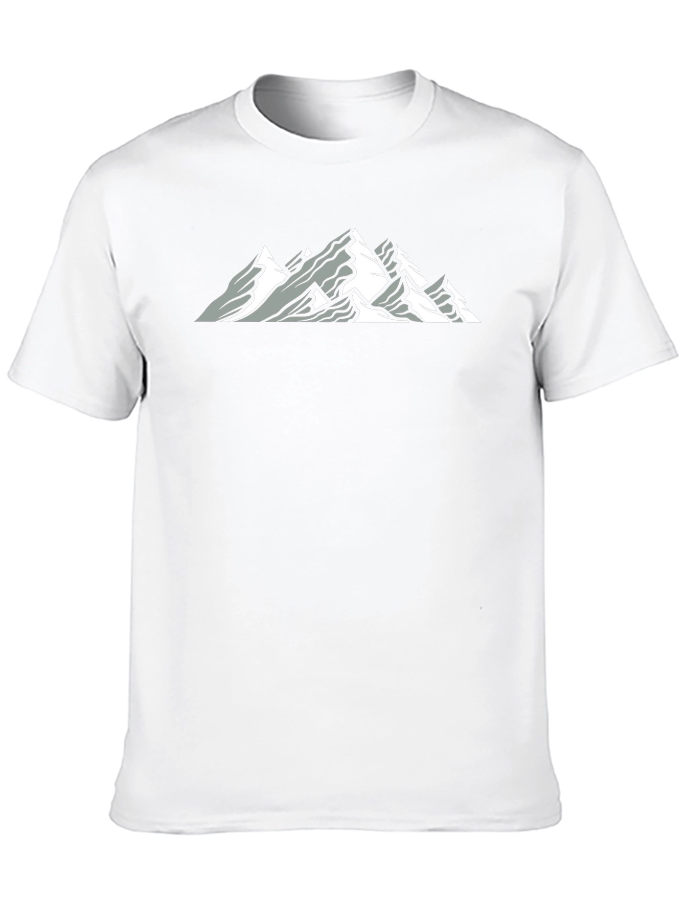 Mountain Peak Graphic Black Tee