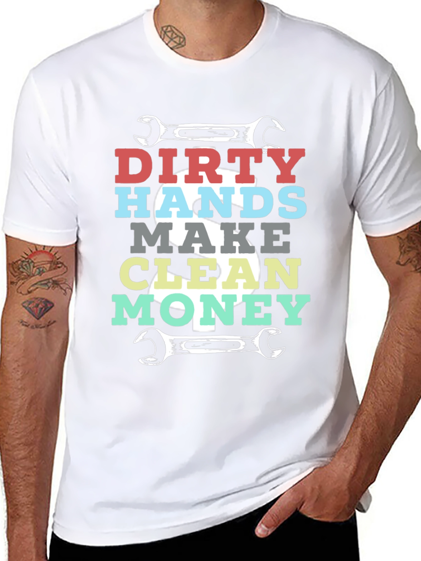 Dirty Hands Clean Money Mechanic T-Shirt