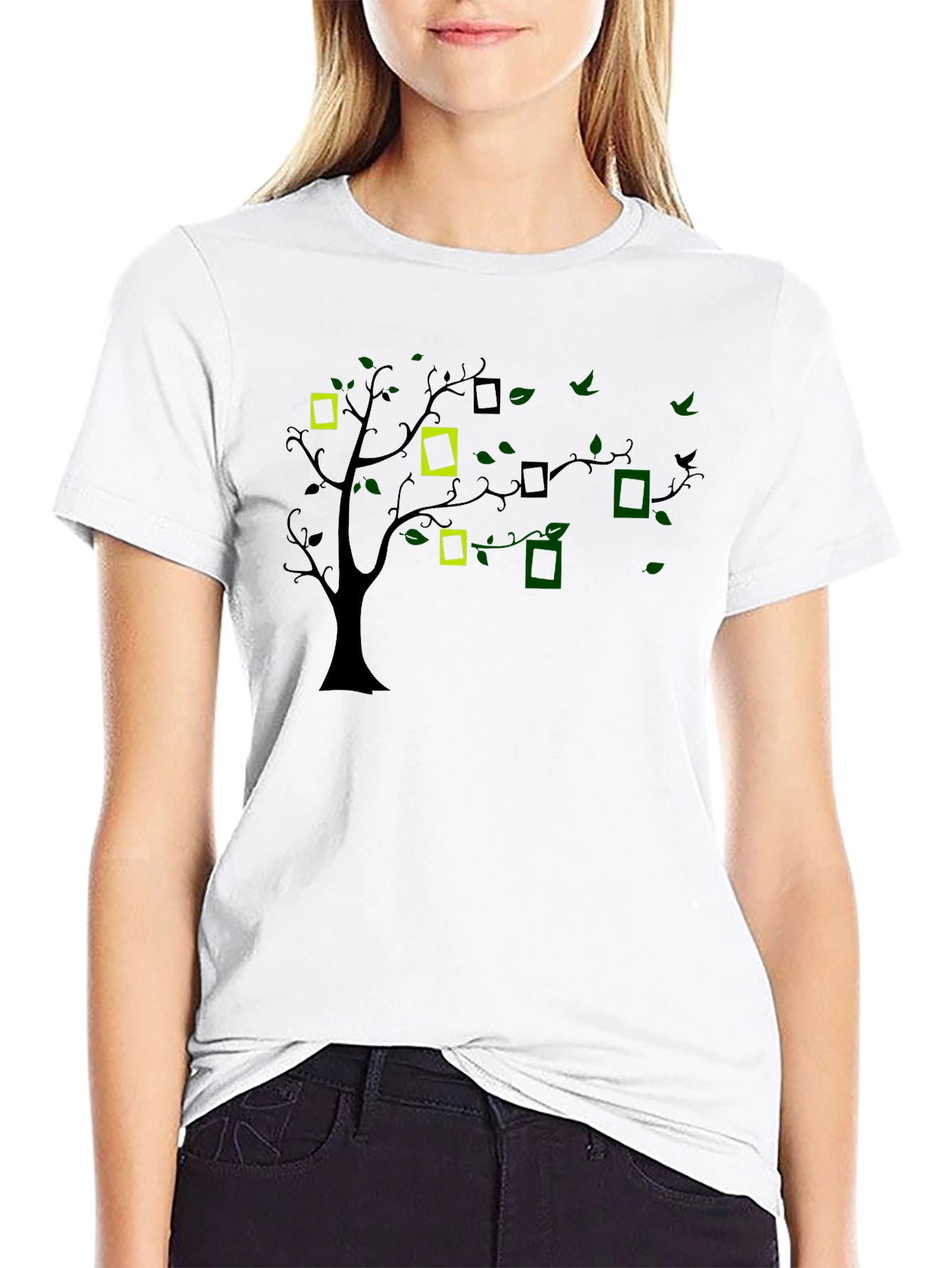 Family Tree Graphic T-Shirt - Stylish Tree Design