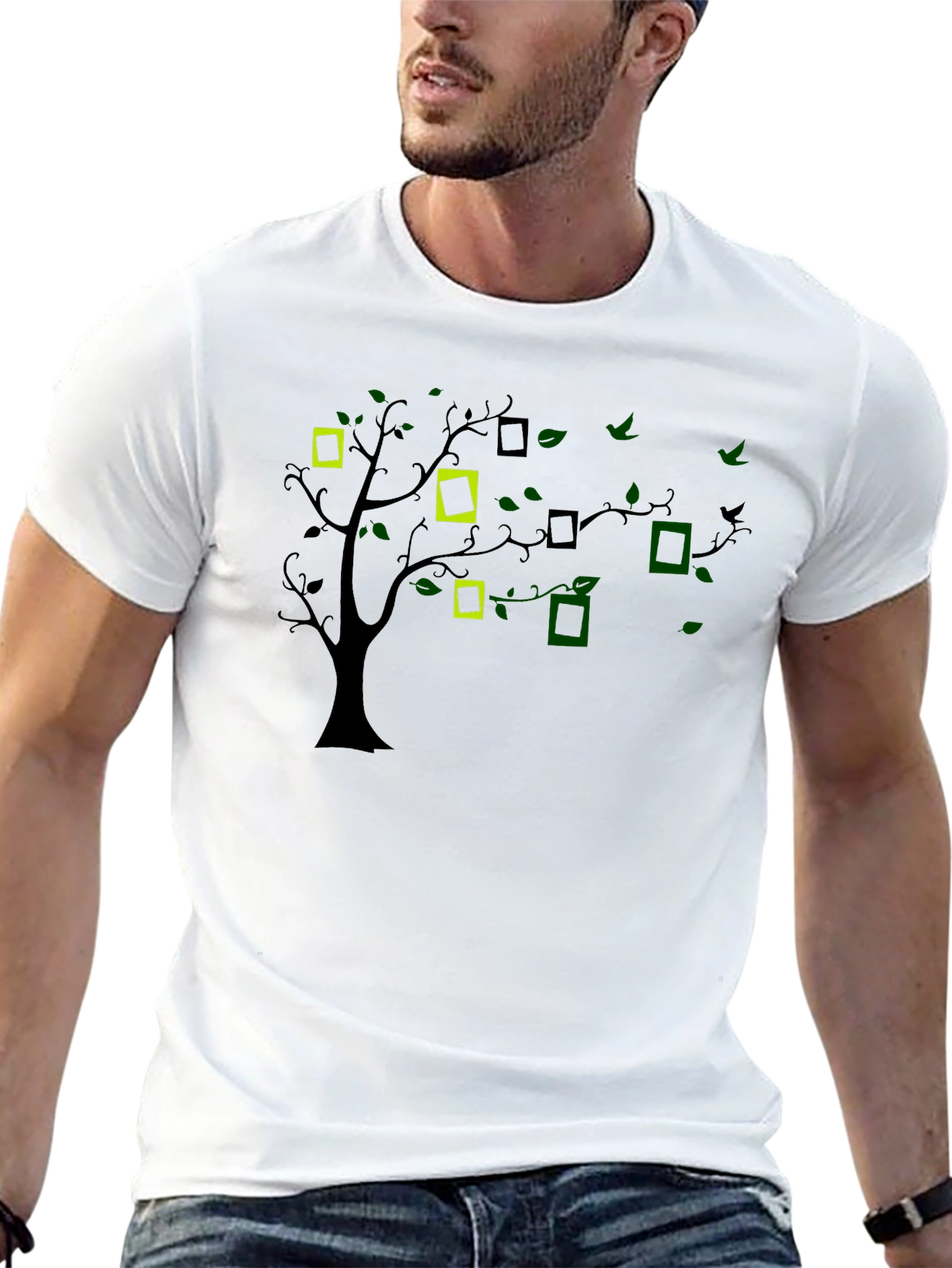 Family Tree Graphic T-Shirt - Stylish Tree Design