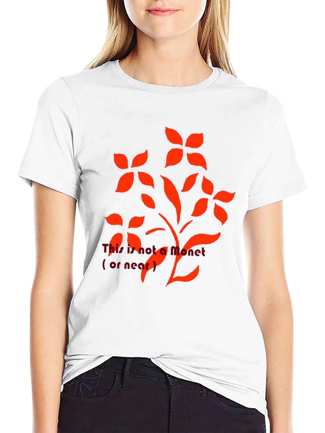 Floral Graphic Print Crew Neck T-Shirt