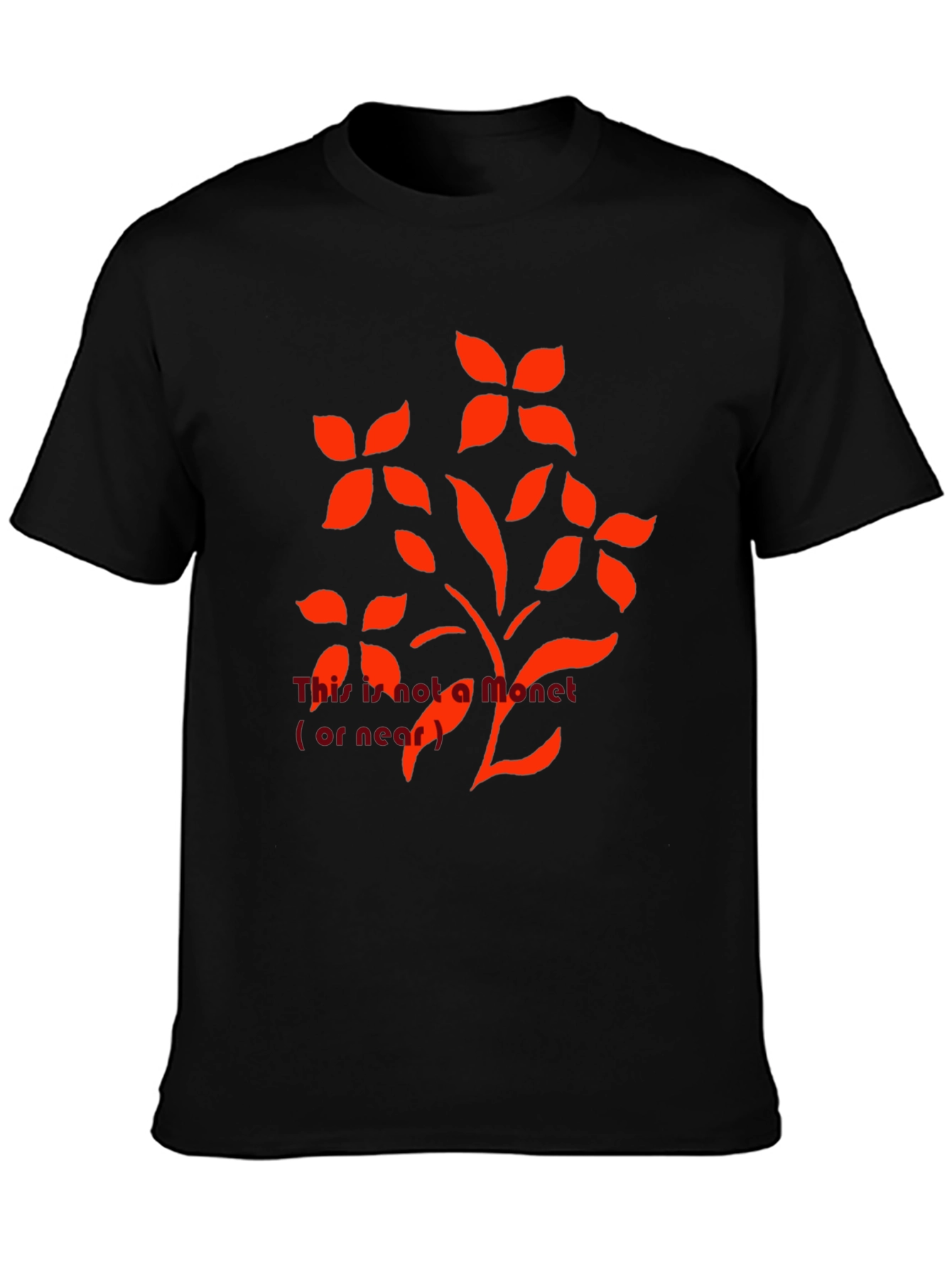 Floral Graphic Print Crew Neck T-Shirt