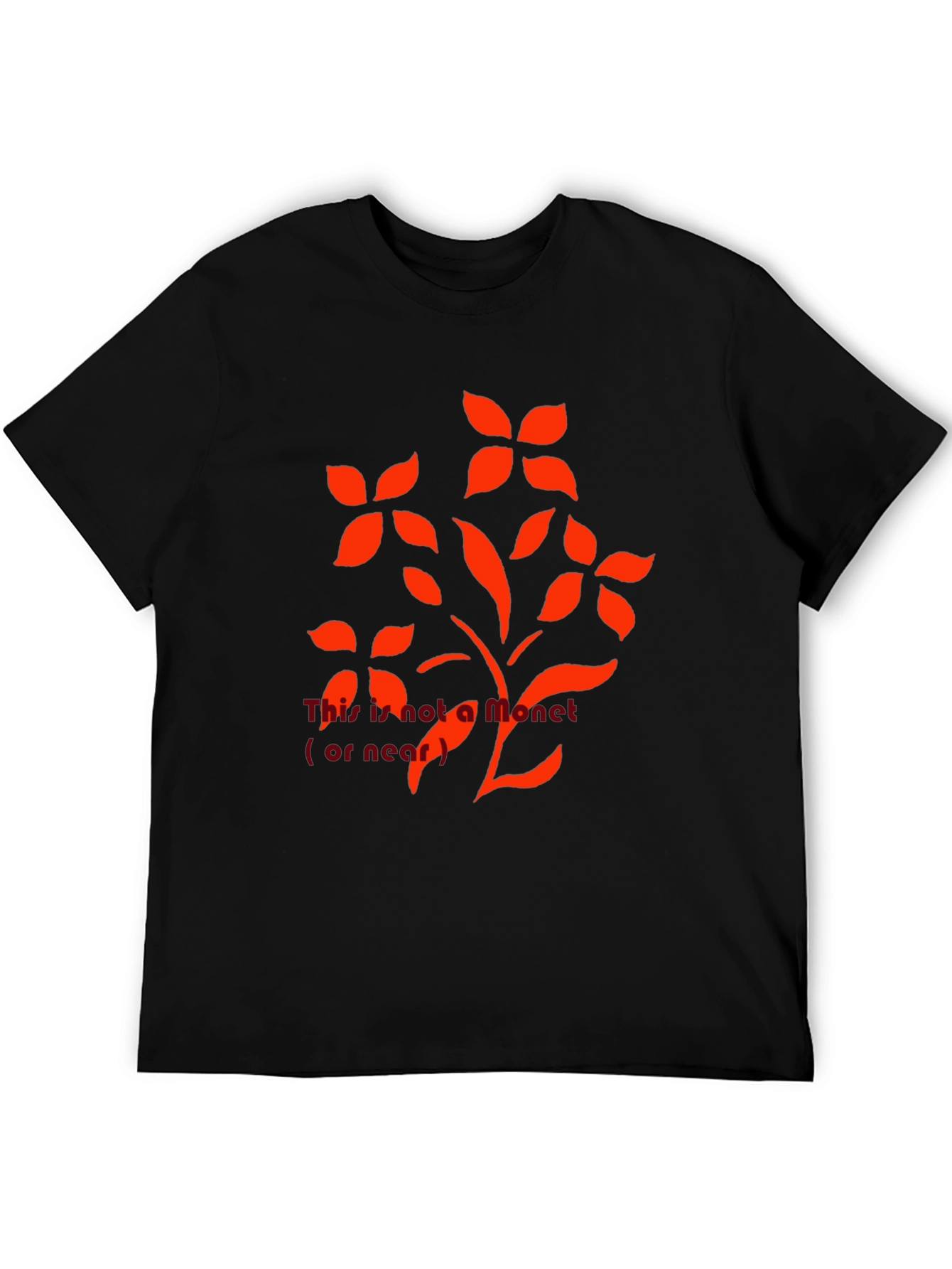 Floral Graphic Print Crew Neck T-Shirt