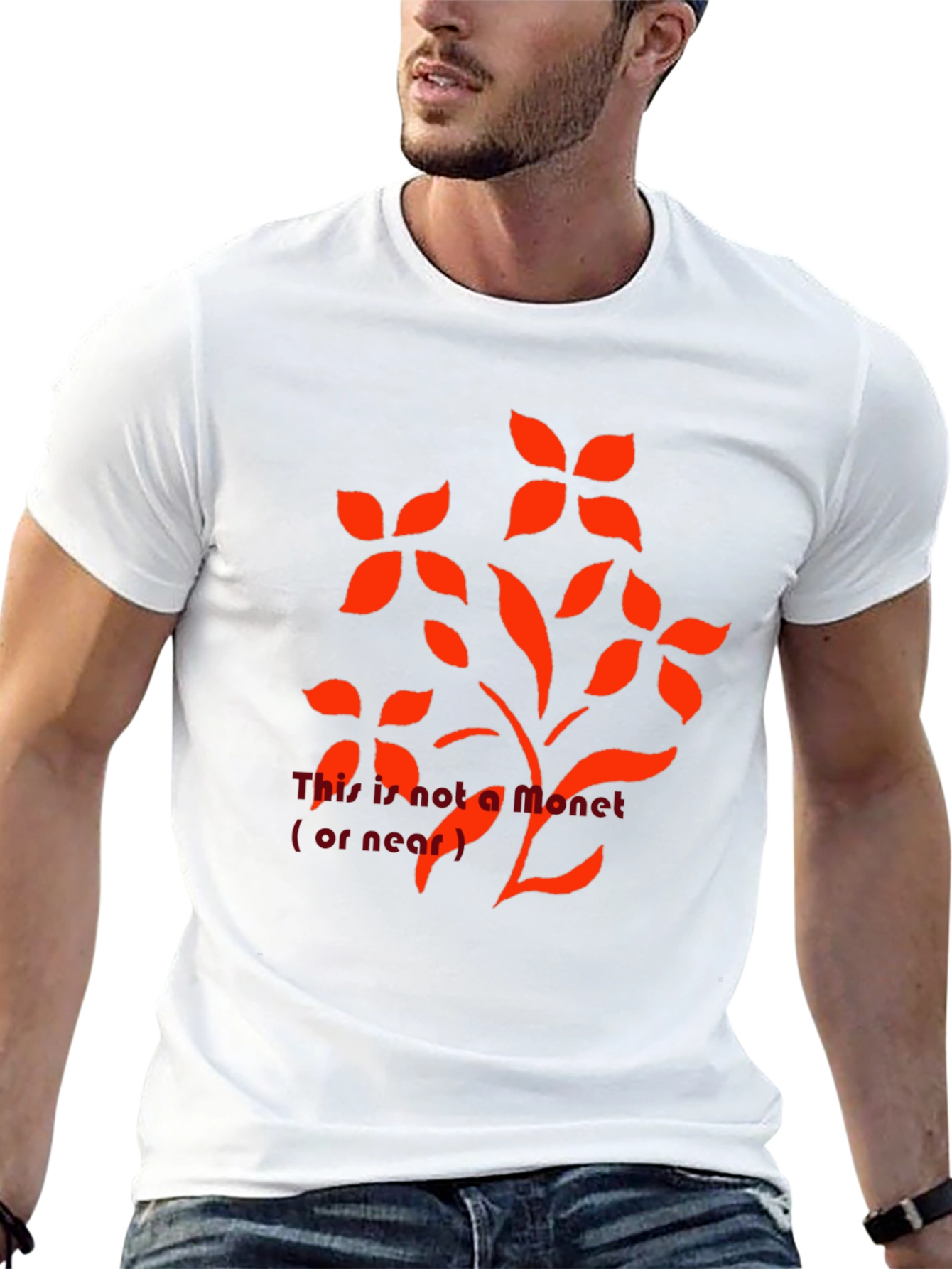 Floral Graphic Print Crew Neck T-Shirt
