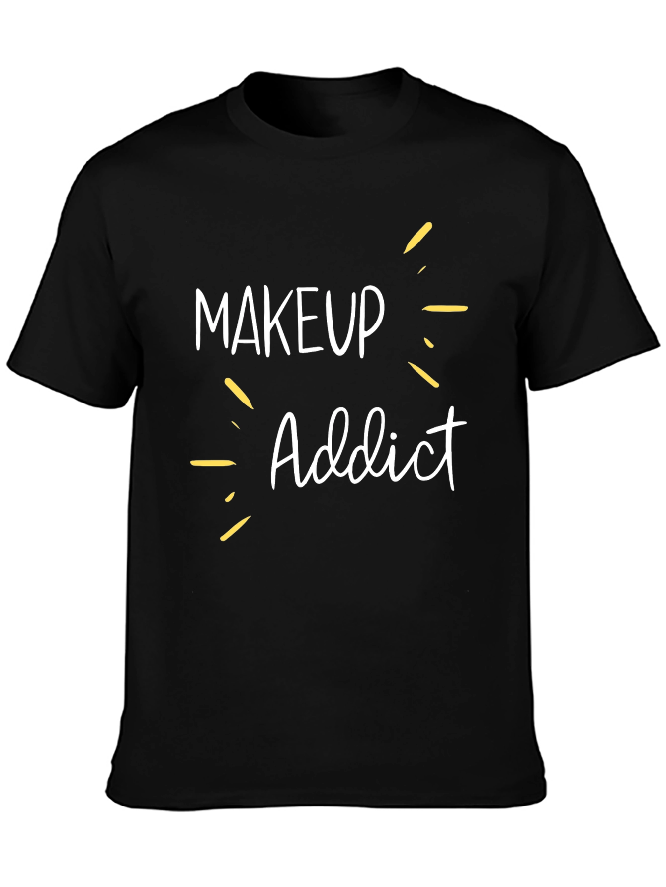 Makeup Addict Graphic Tee - Black T-Shirt
