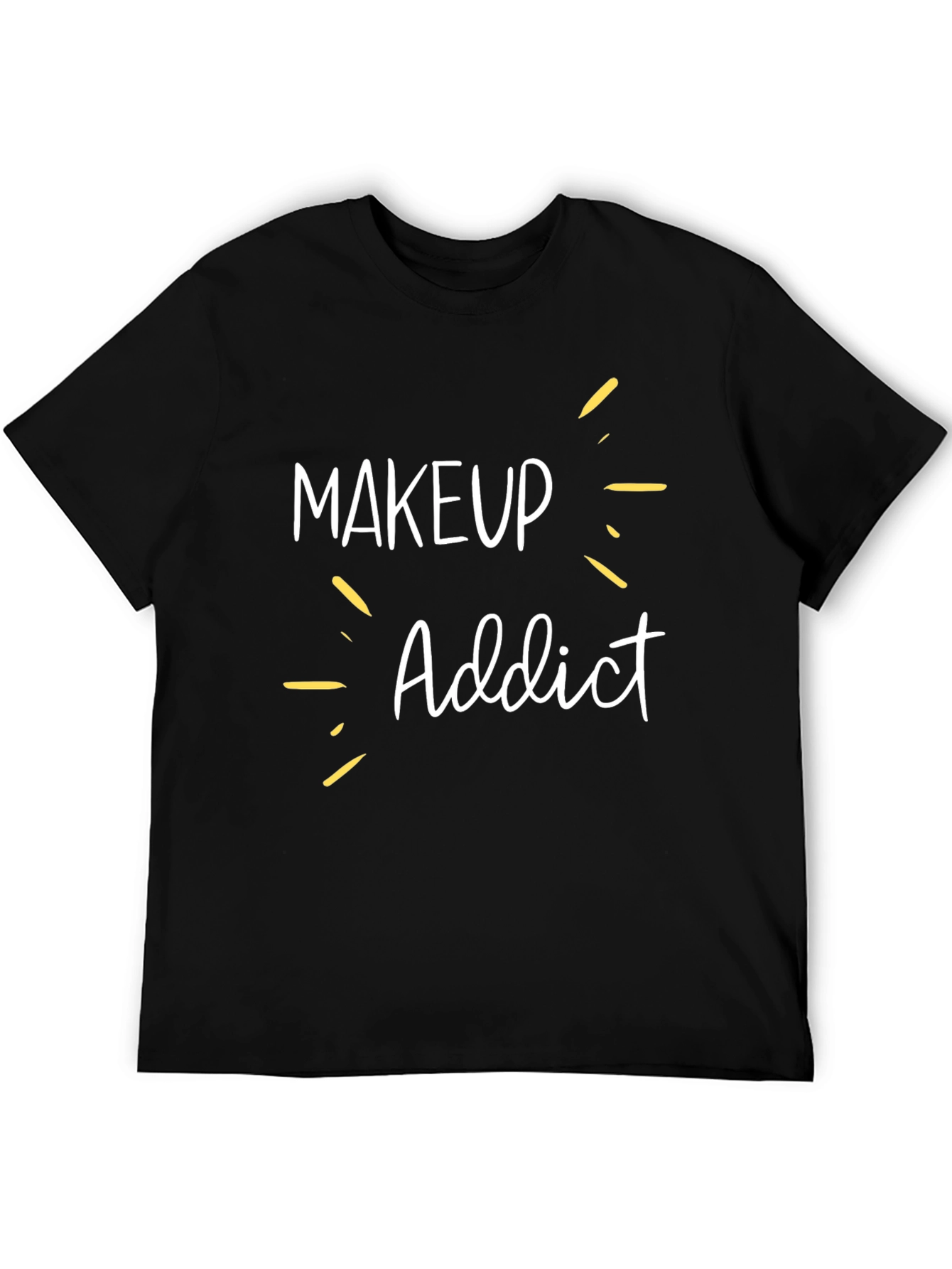 Makeup Addict Graphic Tee - Black T-Shirt