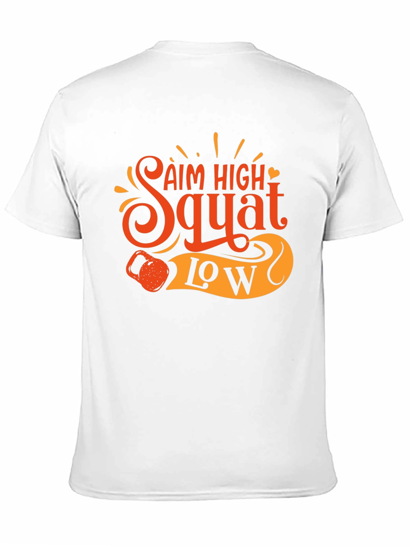 Aim High Squat Low Black T-Shirt
