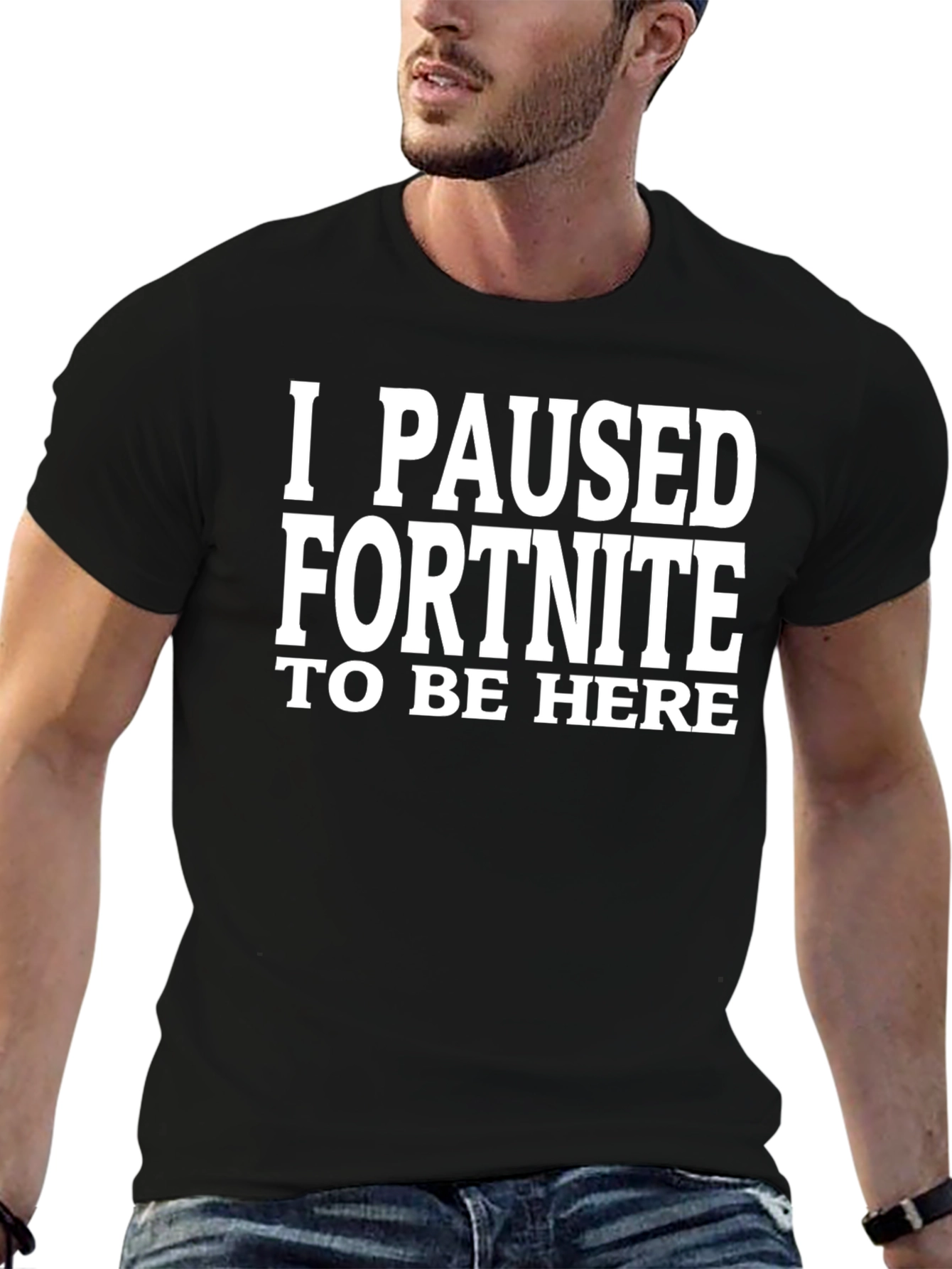 I Paused Fortnite T-Shirt - Gamer Tee