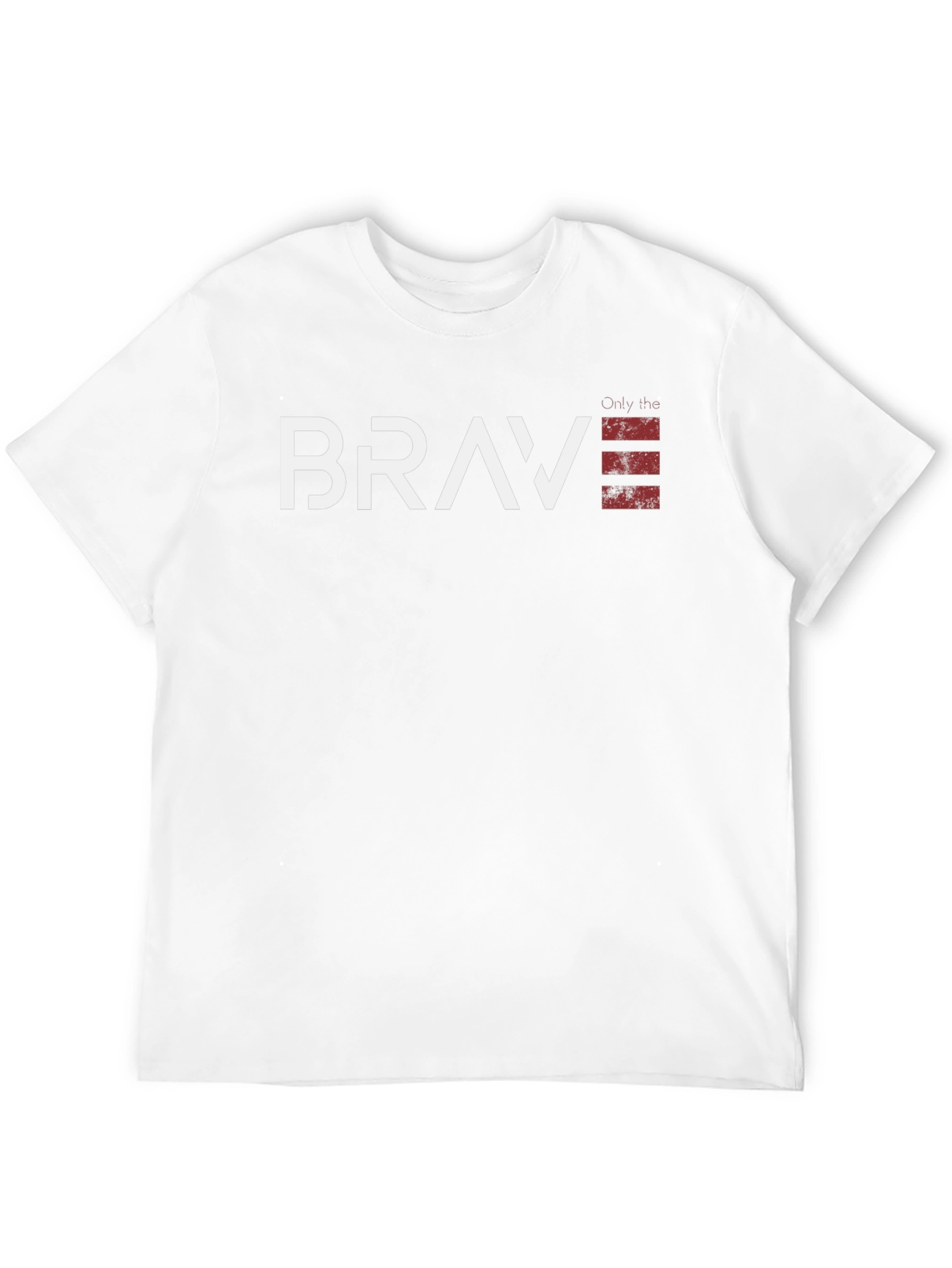 Brave Graphic Tee - Black Cotton Blend