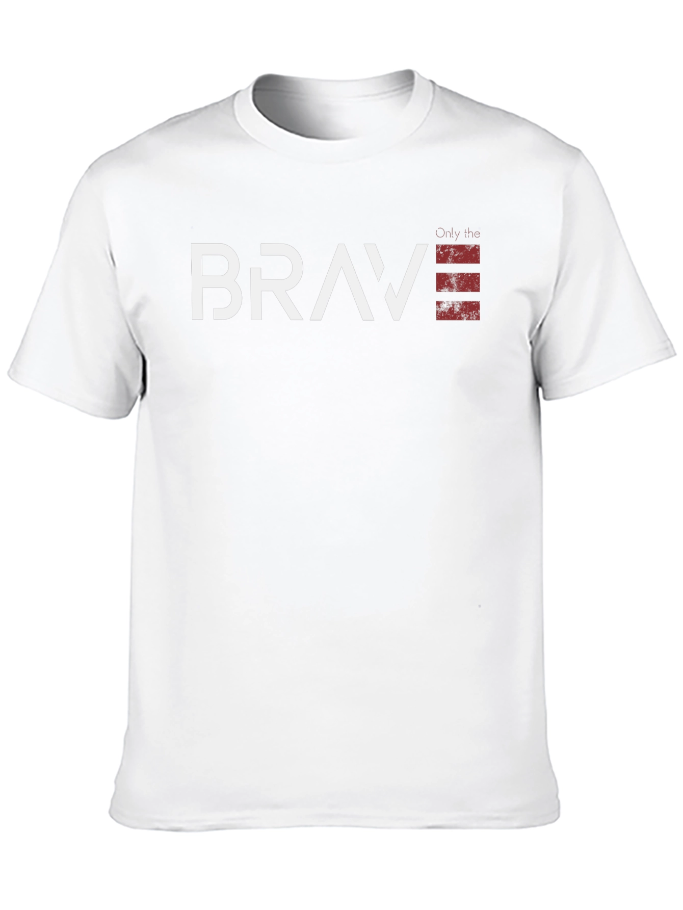 Brave Graphic Tee - Black Cotton Blend