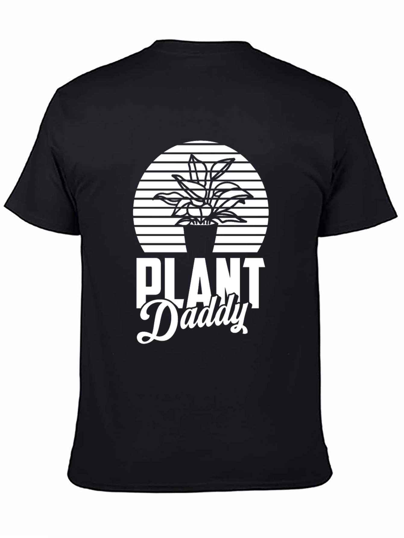 Plant Daddy Graphic Tee - Black Cotton T-Shirt