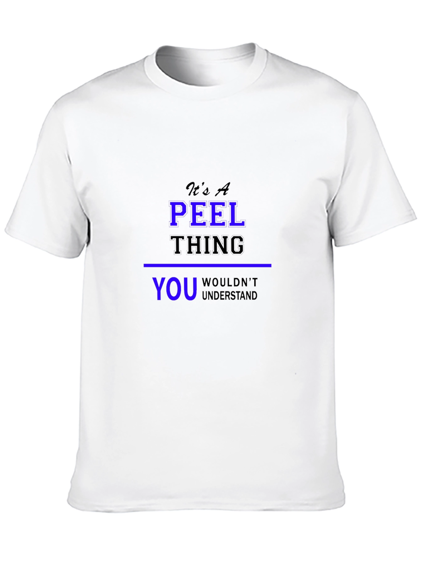 Its A Peel Thing Black T-Shirt