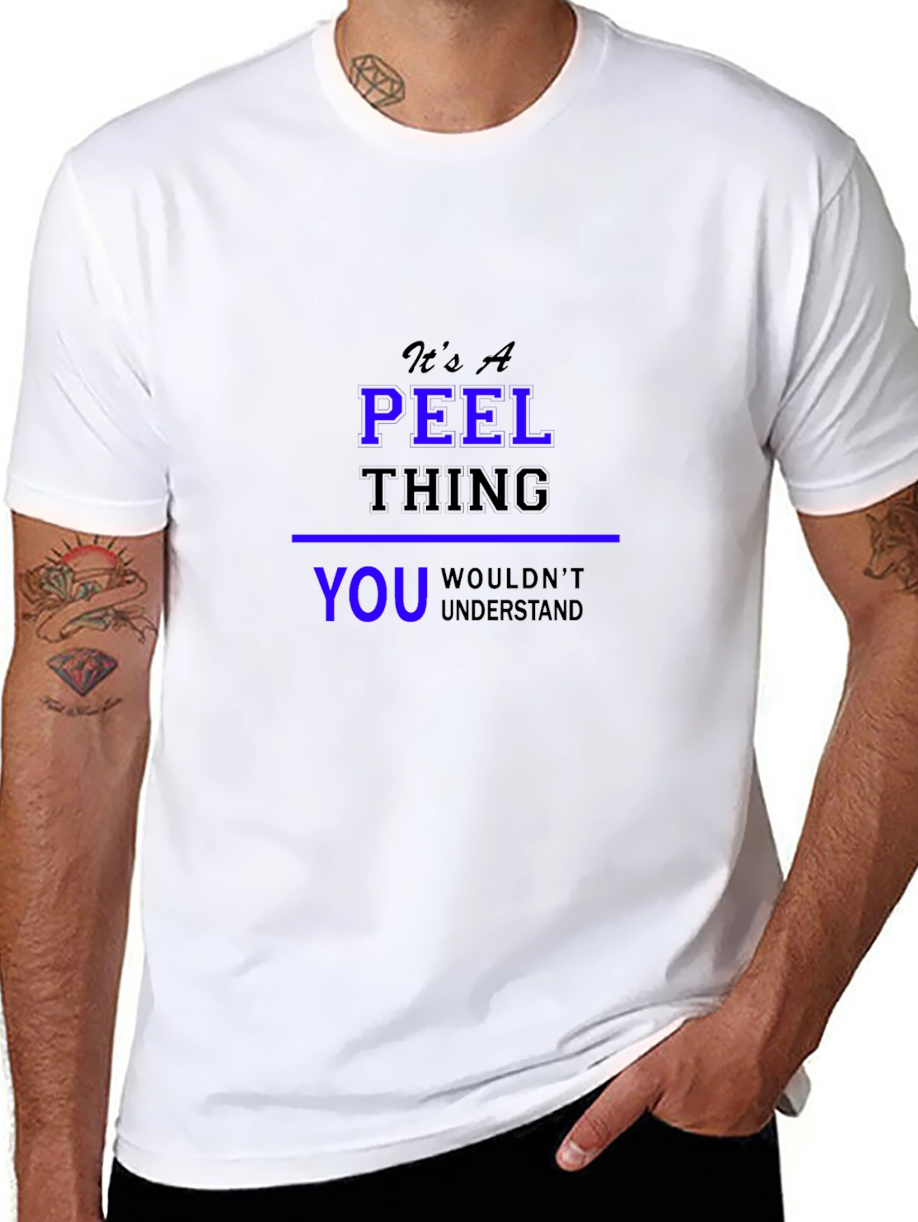 Its A Peel Thing Black T-Shirt