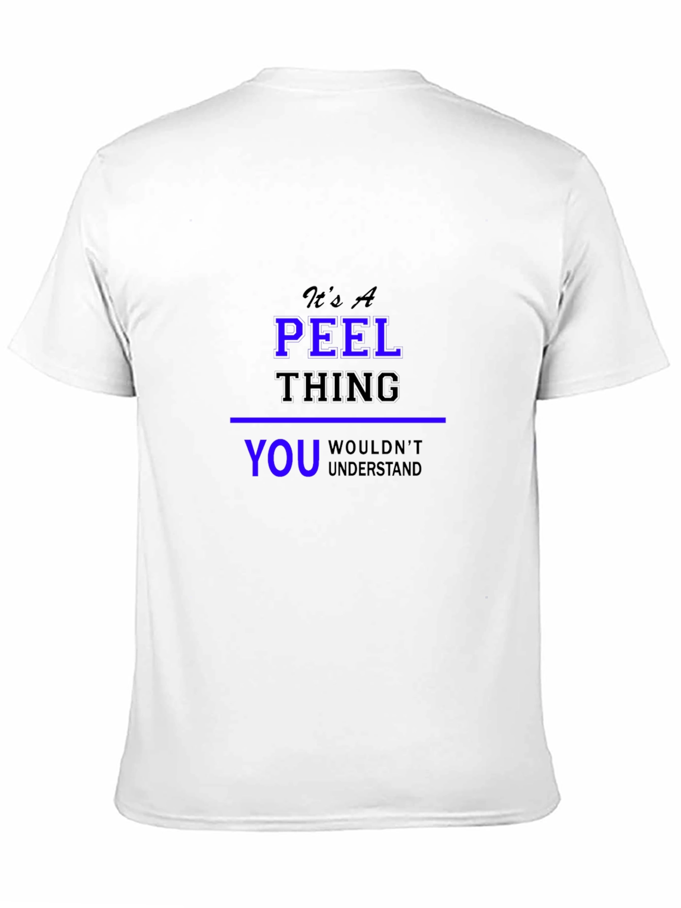 Its A Peel Thing Black T-Shirt