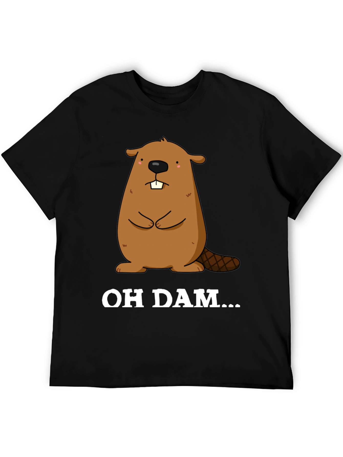 Oh Dam Beaver Graphic T-Shirt