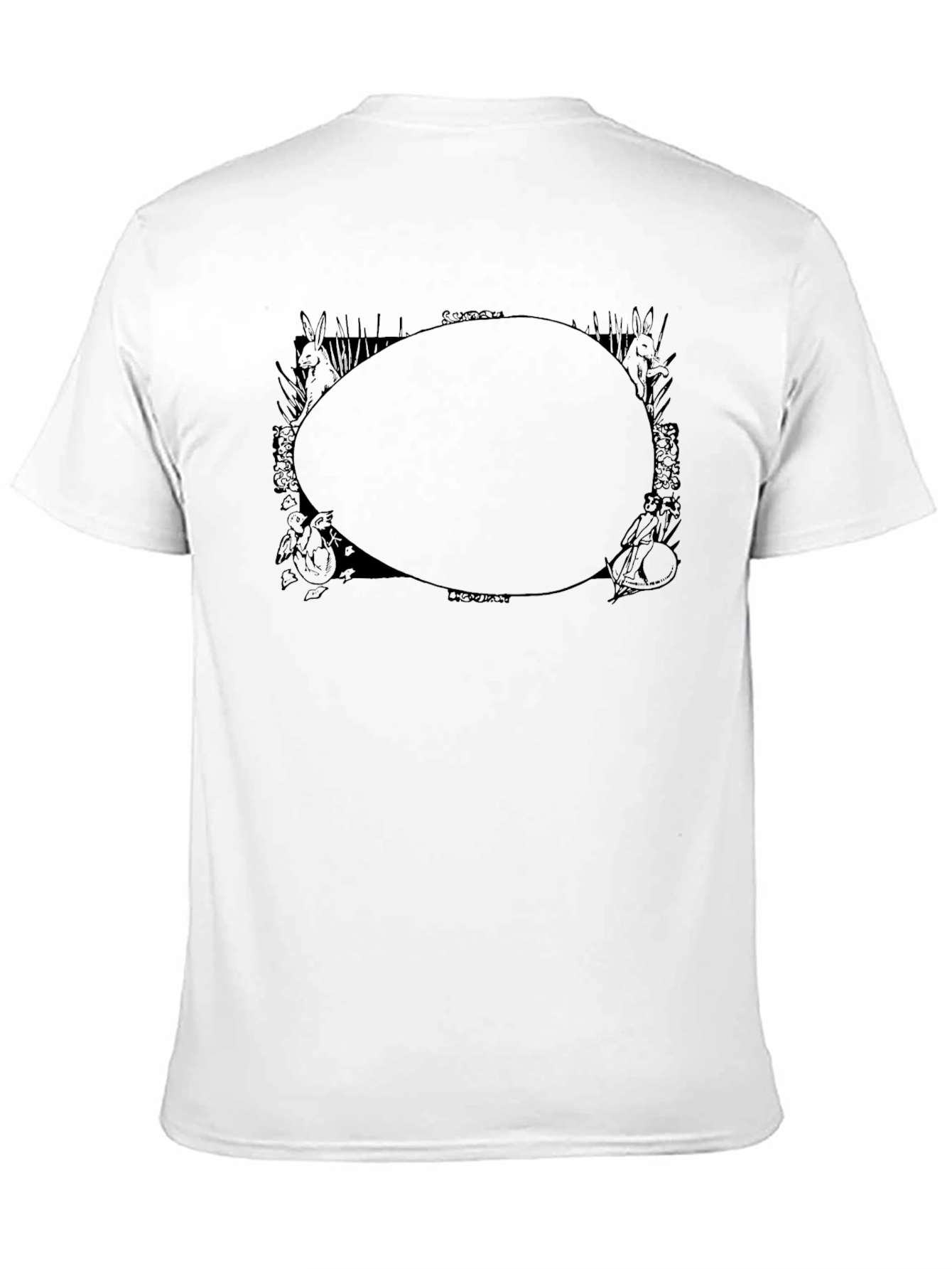 Graphic Print T-Shirt - Black