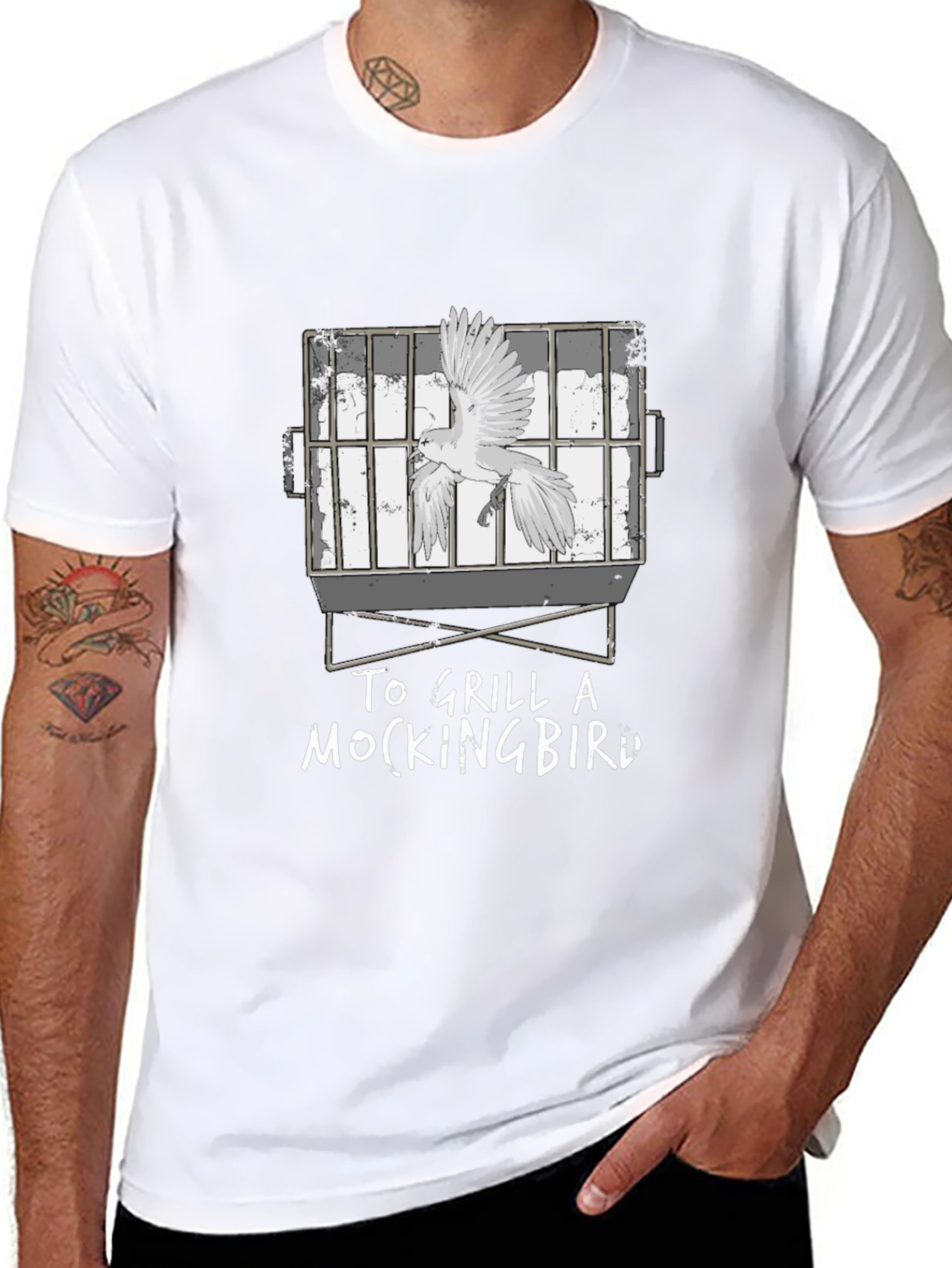 To Grill a Mockingbird Graphic T-Shirt