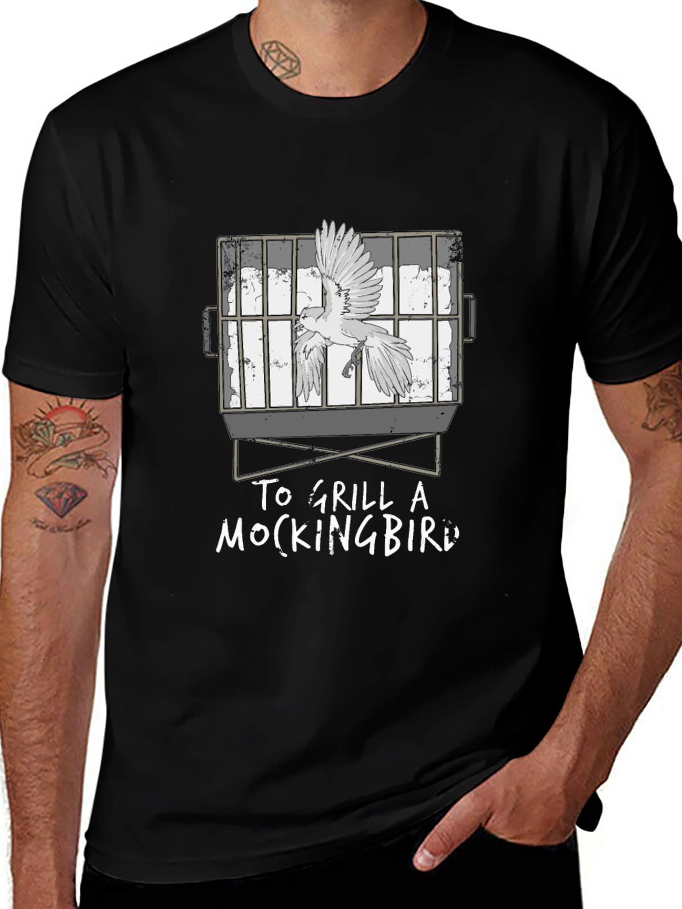 To Grill a Mockingbird Graphic T-Shirt
