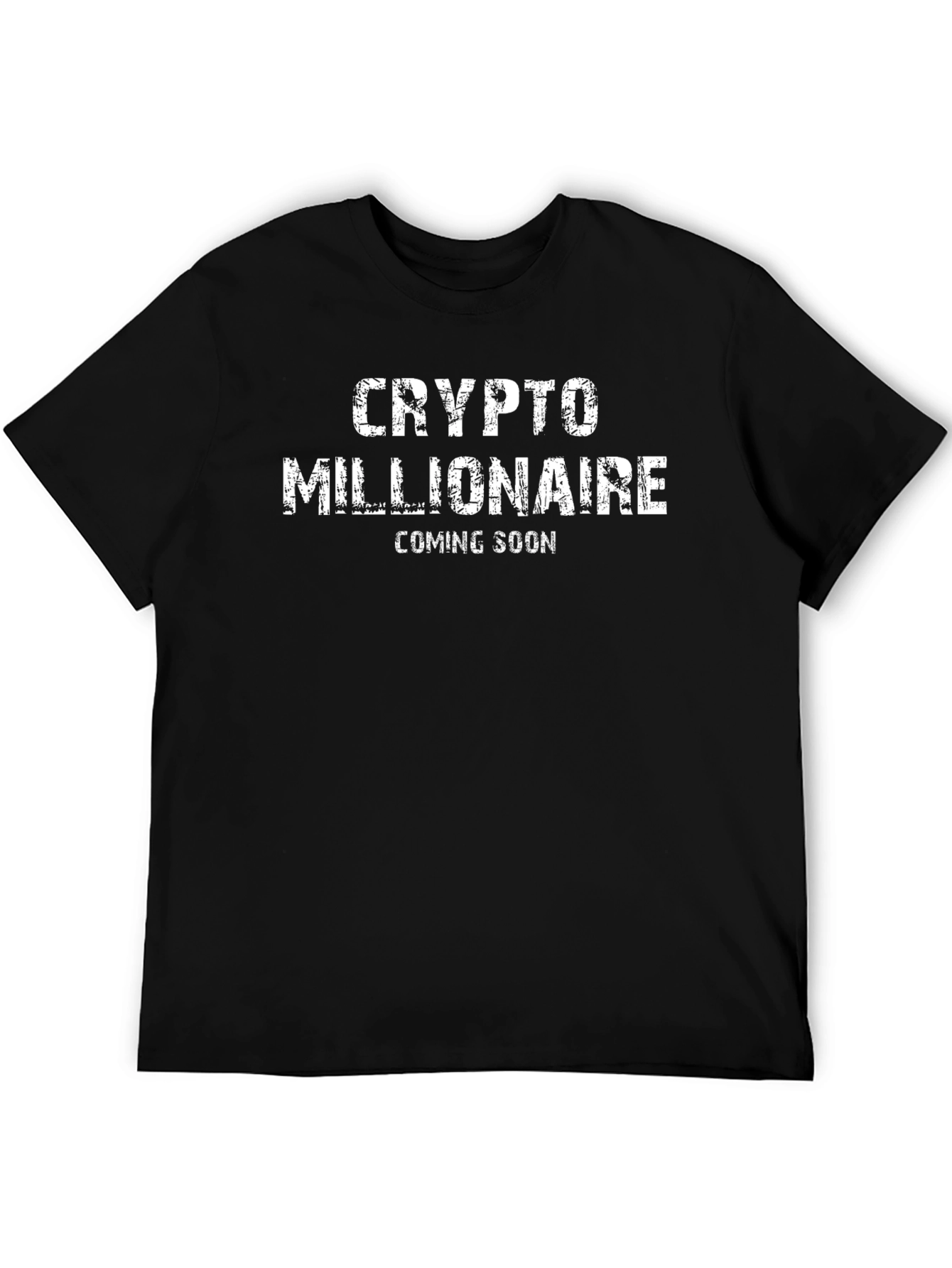 Crypto Millionaire Black T-Shirt