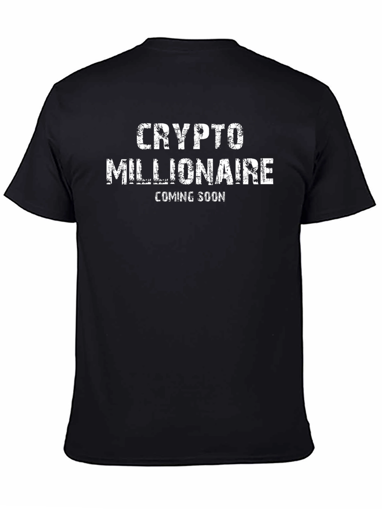 Crypto Millionaire Black T-Shirt