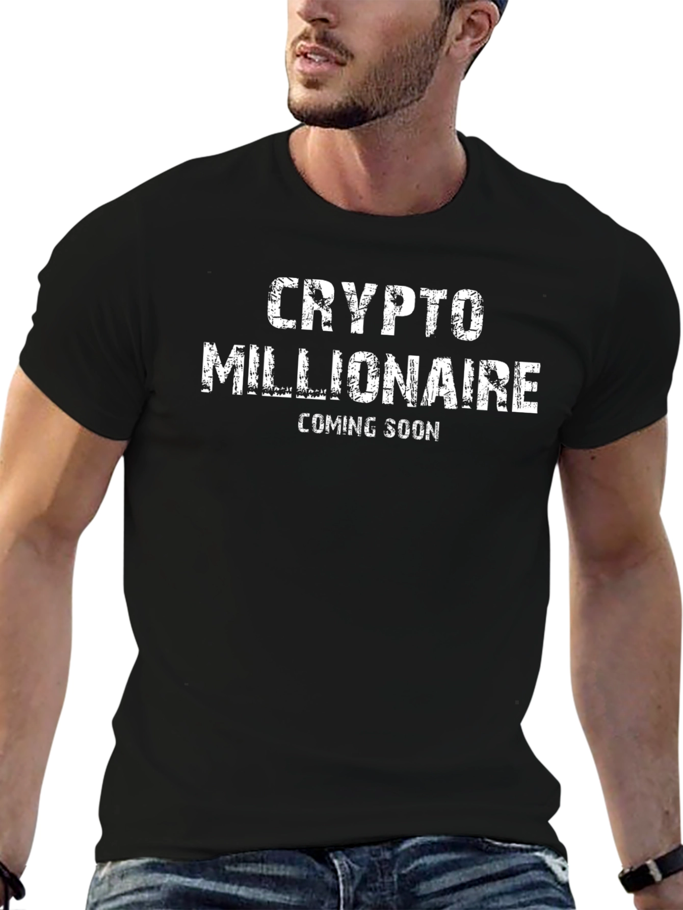 Crypto Millionaire Black T-Shirt