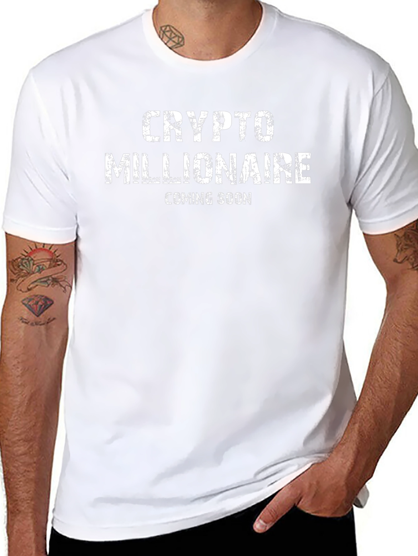 Crypto Millionaire Black T-Shirt