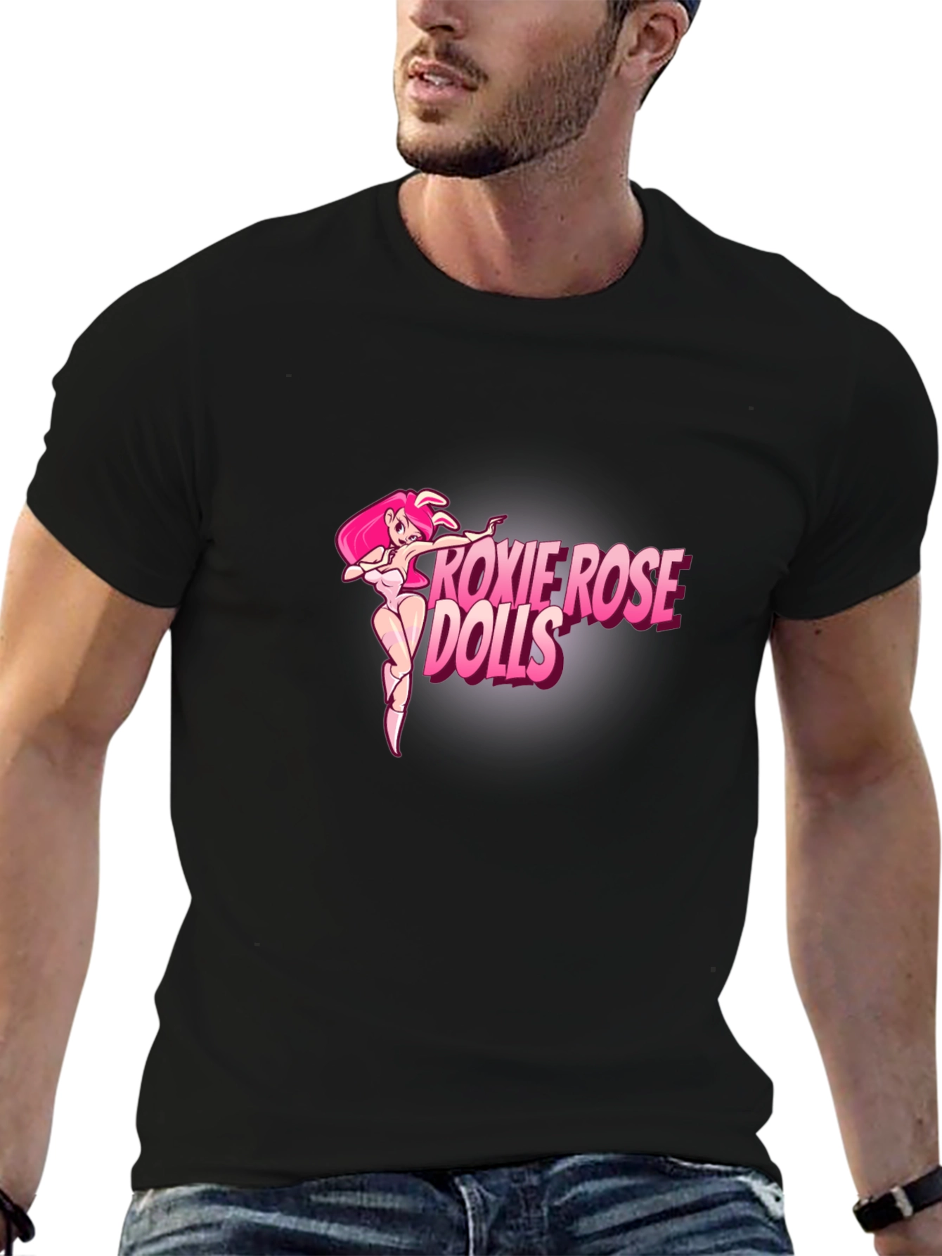 Roxie Rose Dolls Black T-Shirt