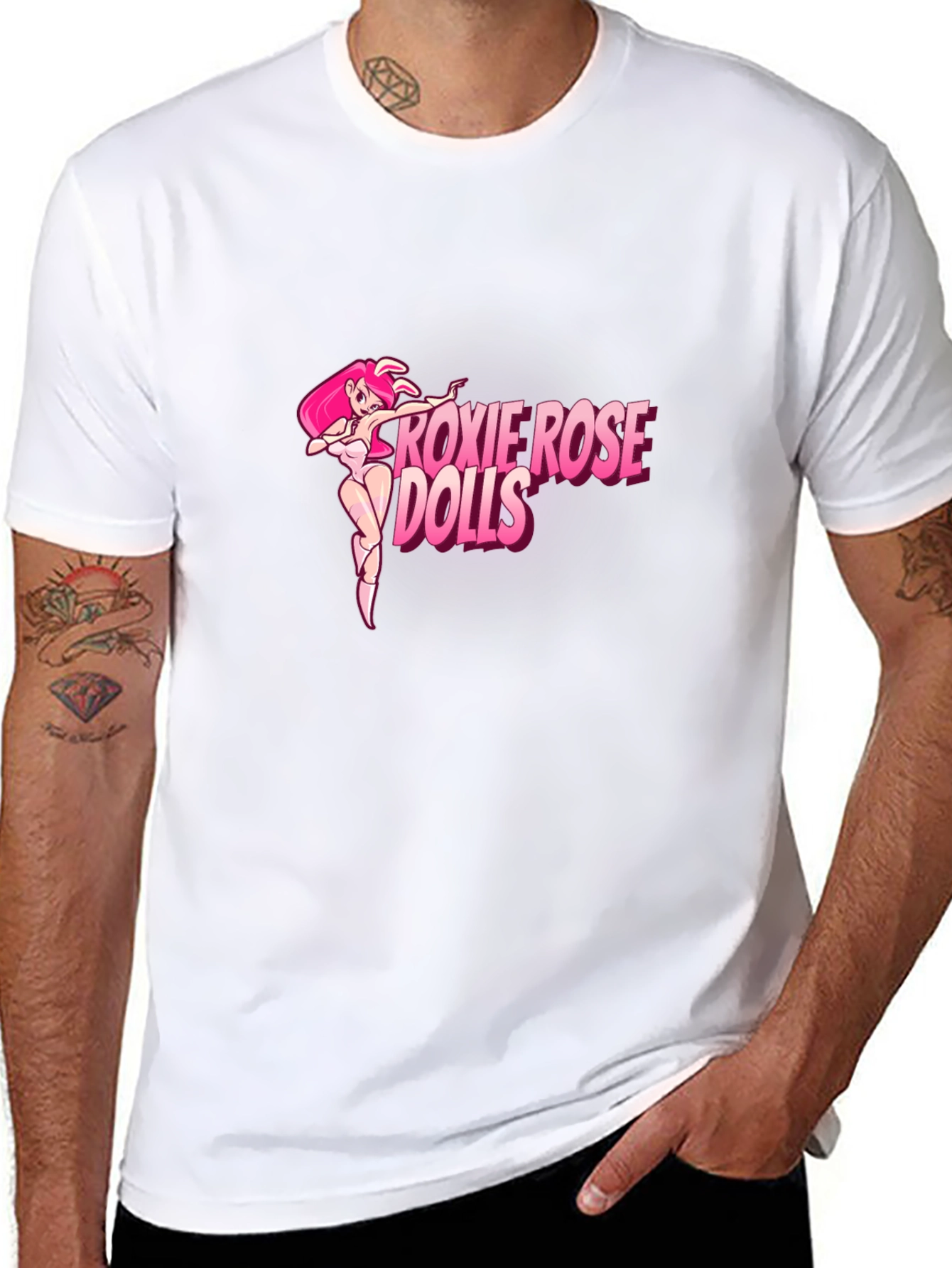 Roxie Rose Dolls Black T-Shirt
