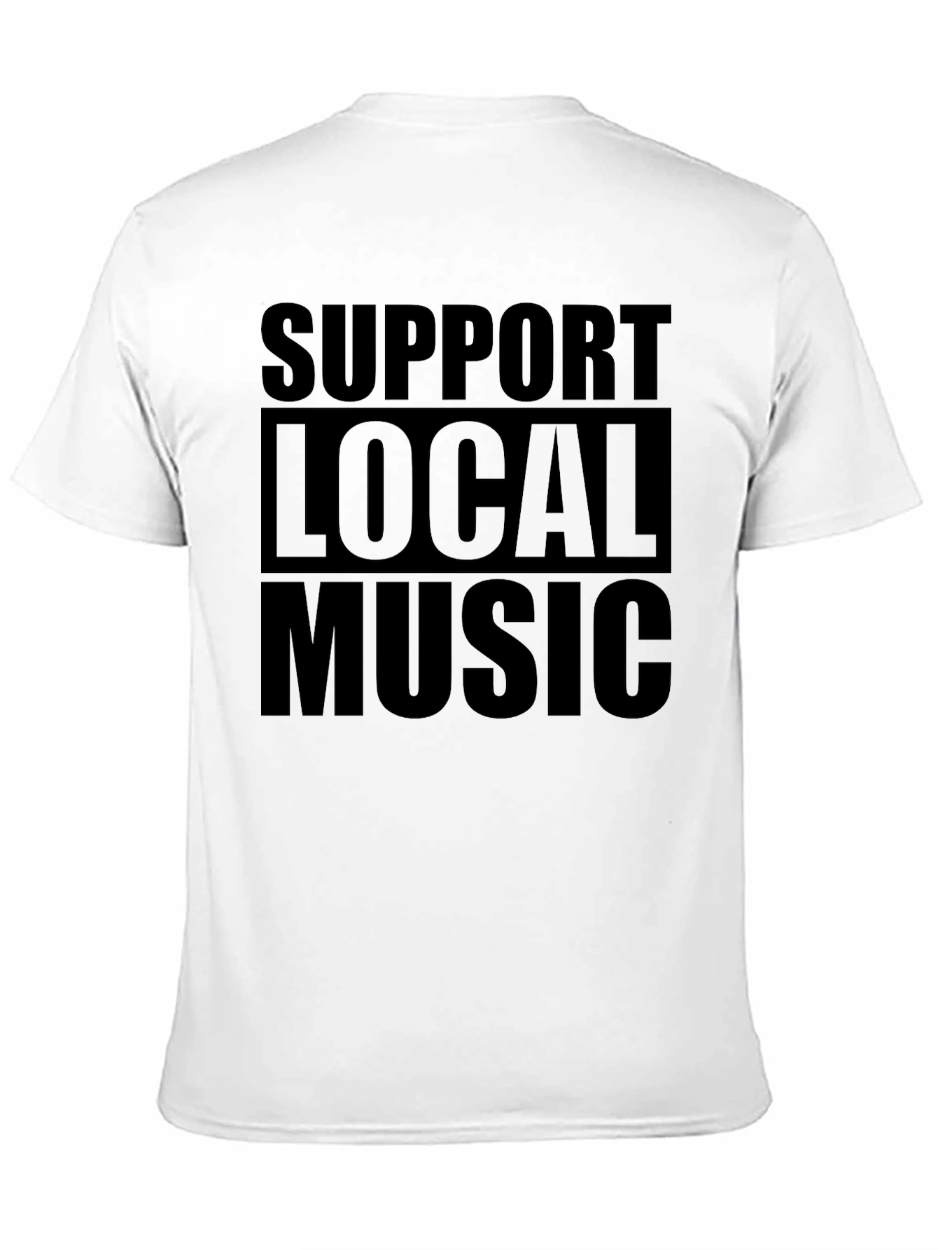 Support Local Music Graphic Tee