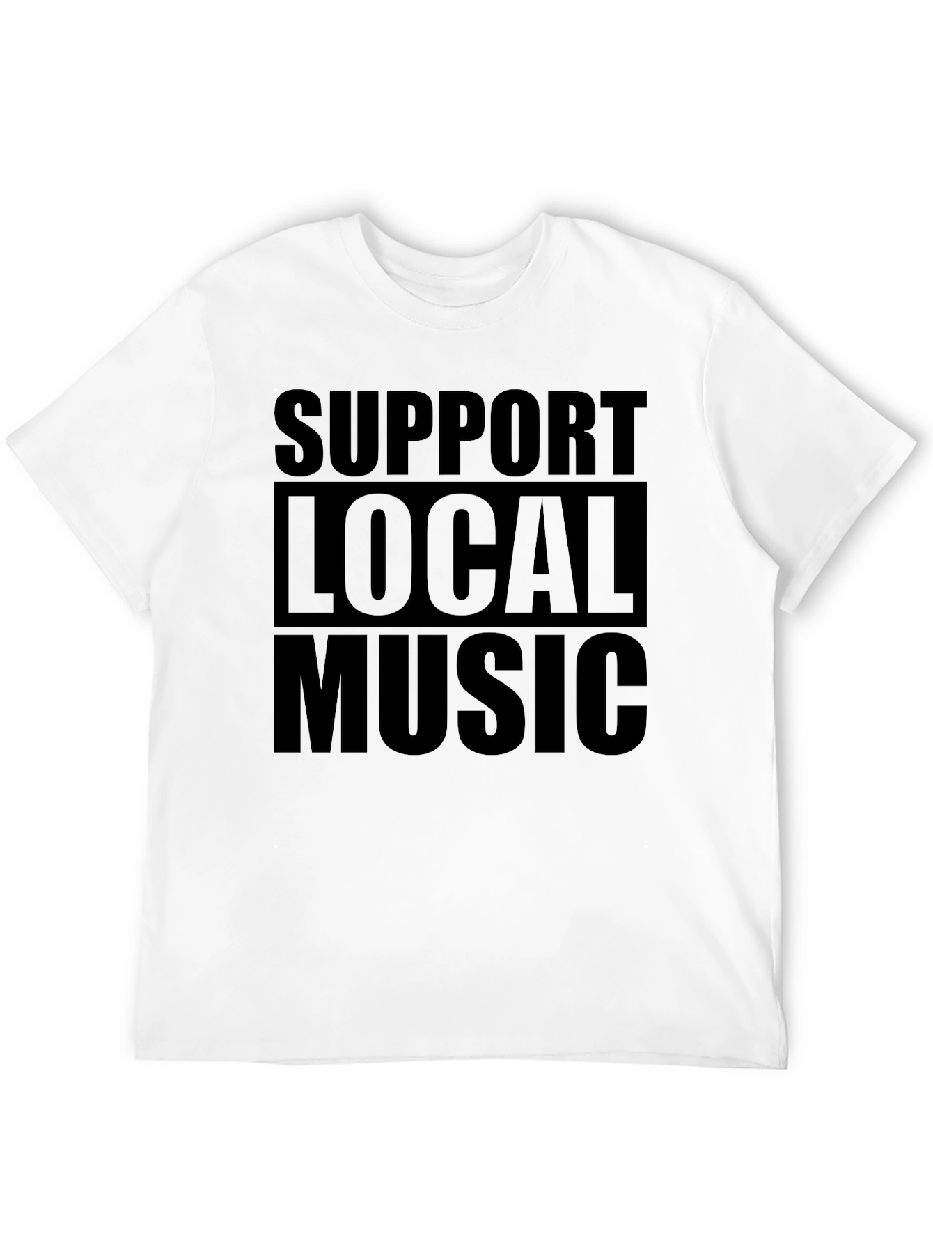 Support Local Music Graphic Tee