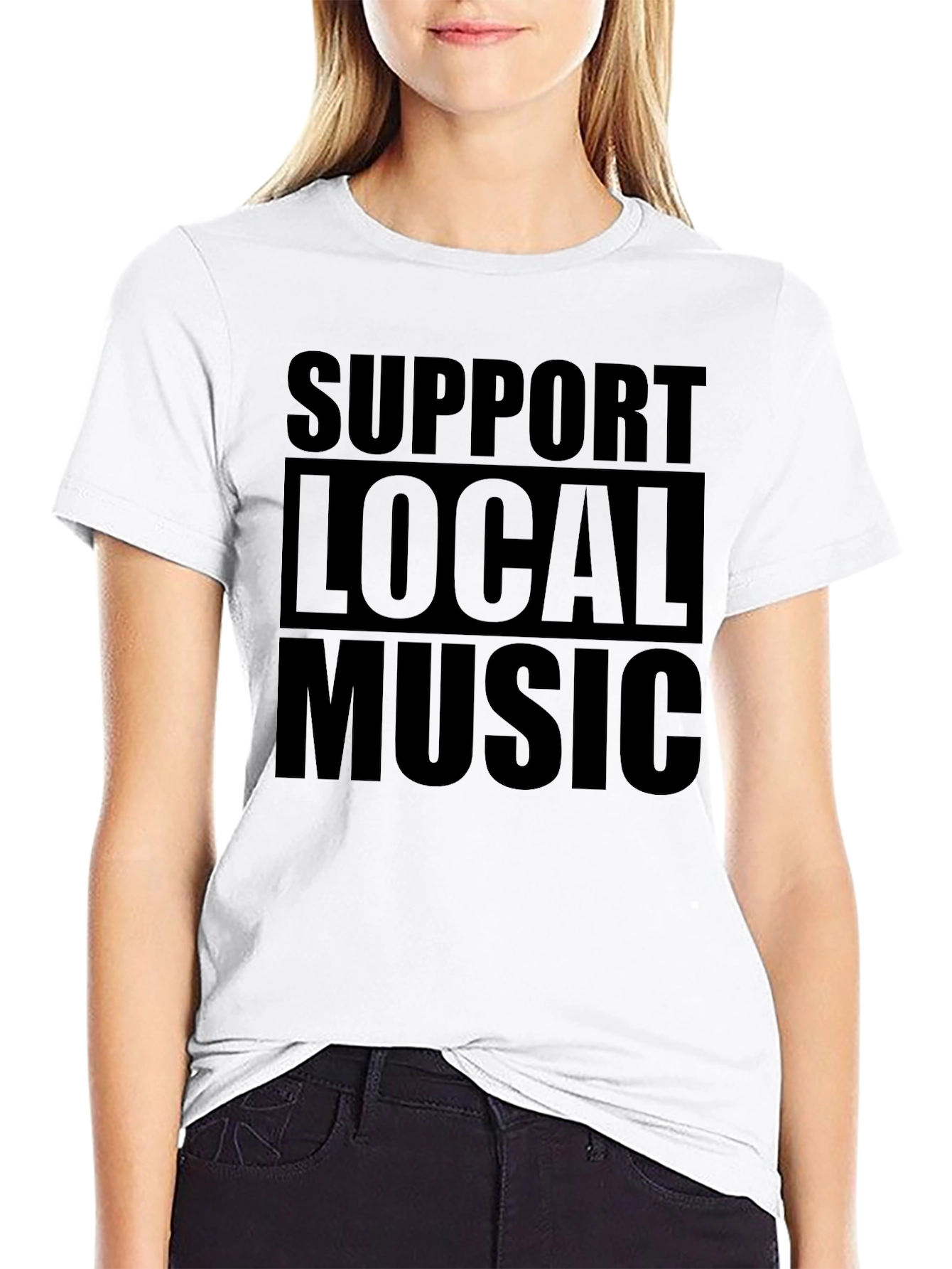 Support Local Music Graphic Tee