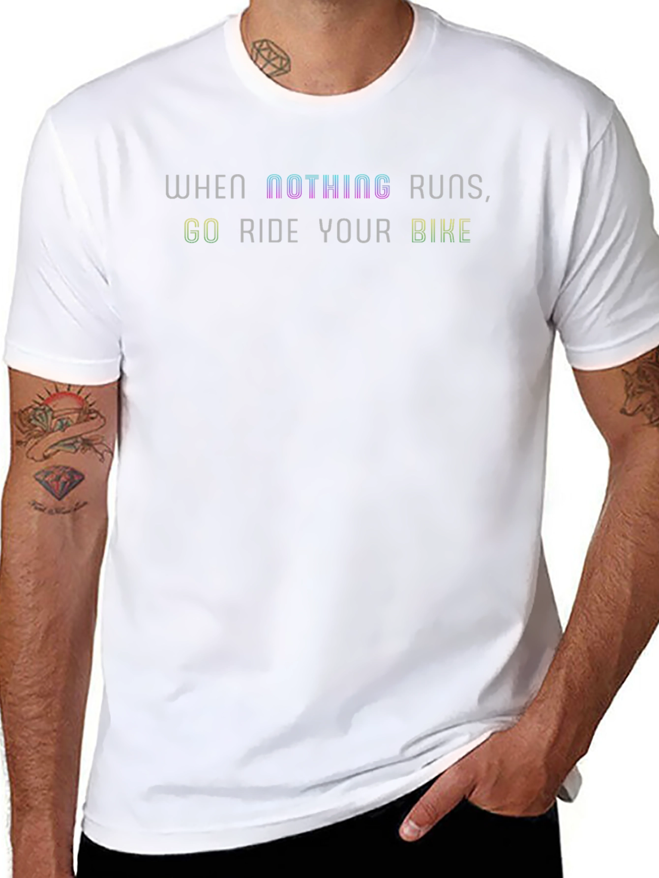 When Nothing Runs Ride Your Bike T-Shirt