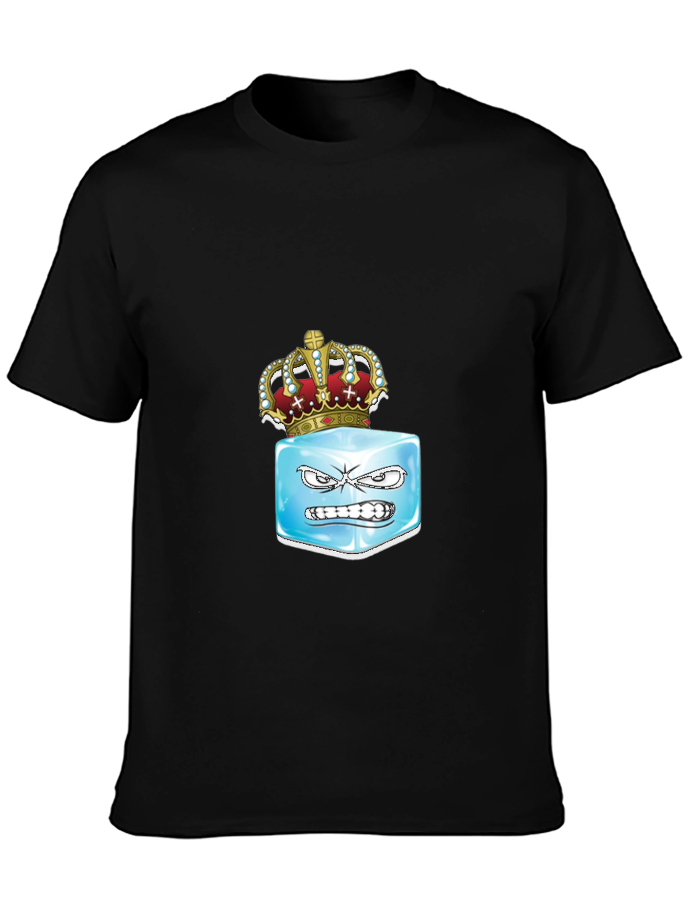 Iced Crown Graphic T-Shirt - Cool Design